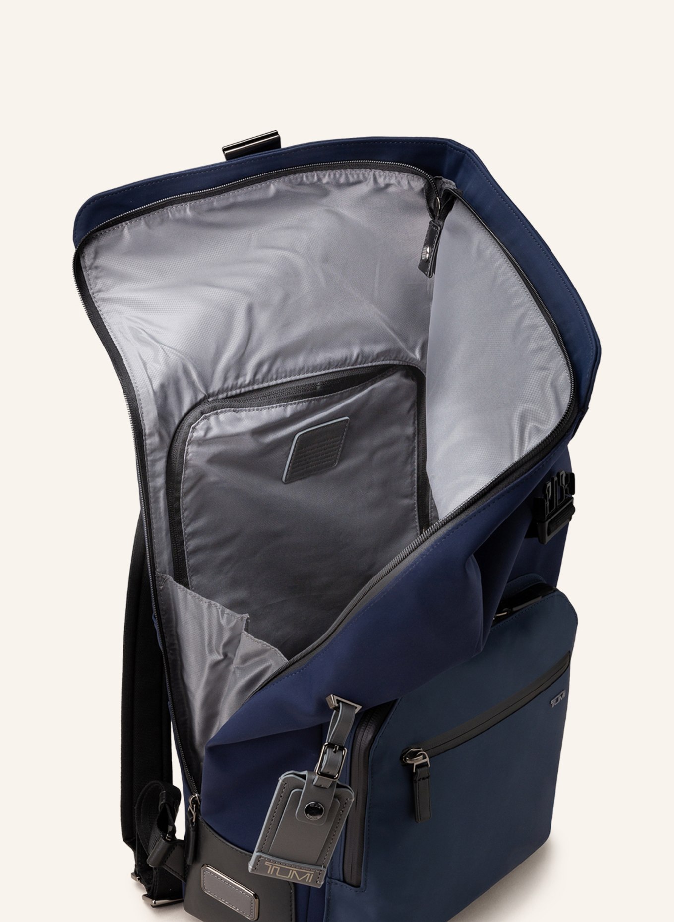 TUMI Backpack HARRISON OSBORN with laptop compartment in dark blue