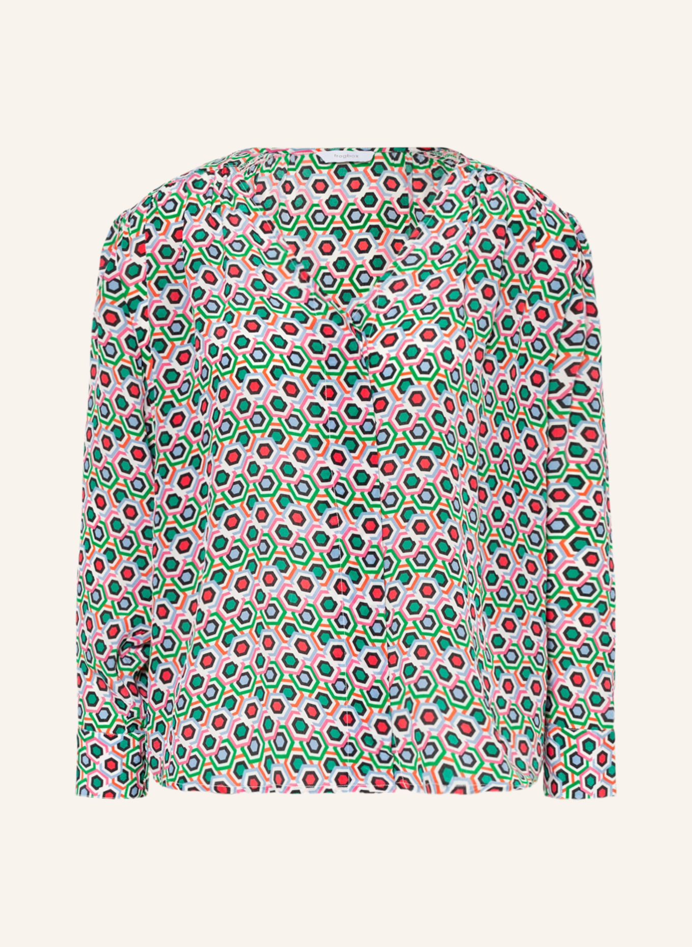 FrogBox Bluse , Farbe: HELLBLAU/ GRÜN/ ROSA (Bild 1)