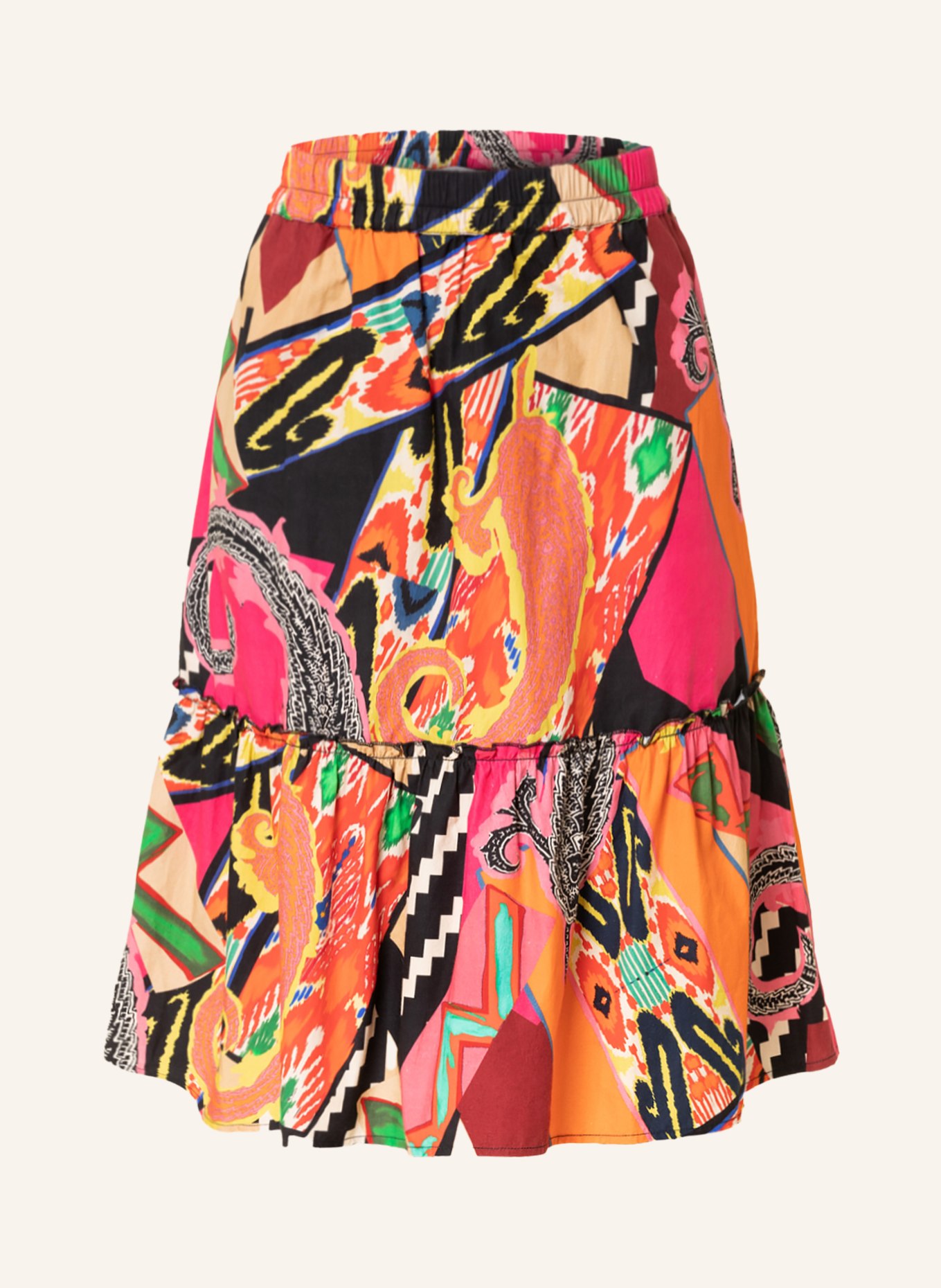 FrogBox Skirt , Color: PINK/ ORANGE/ YELLOW (Image 1)