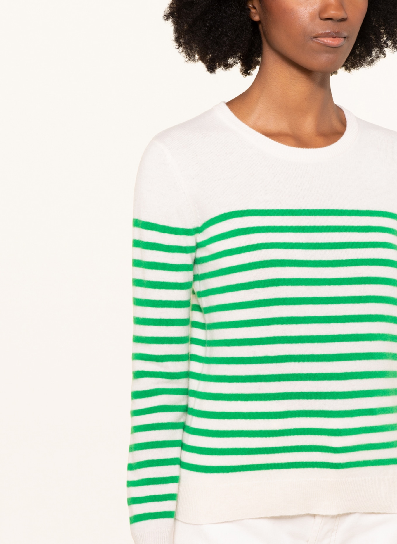 FrogBox Sweater , Color: ECRU/ GREEN (Image 4)