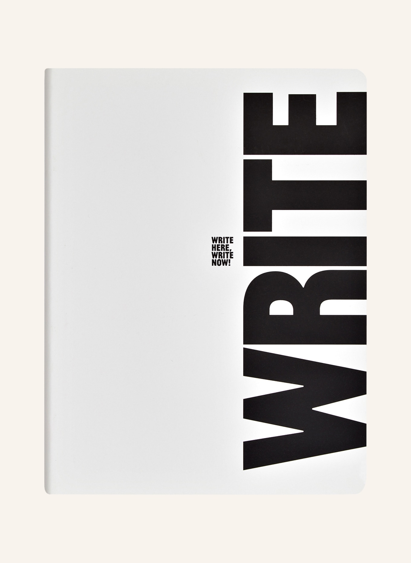 NUUNA Notizbuch GRAPHIC L WRITE – WRONG, Farbe: WEISS (Bild 1)