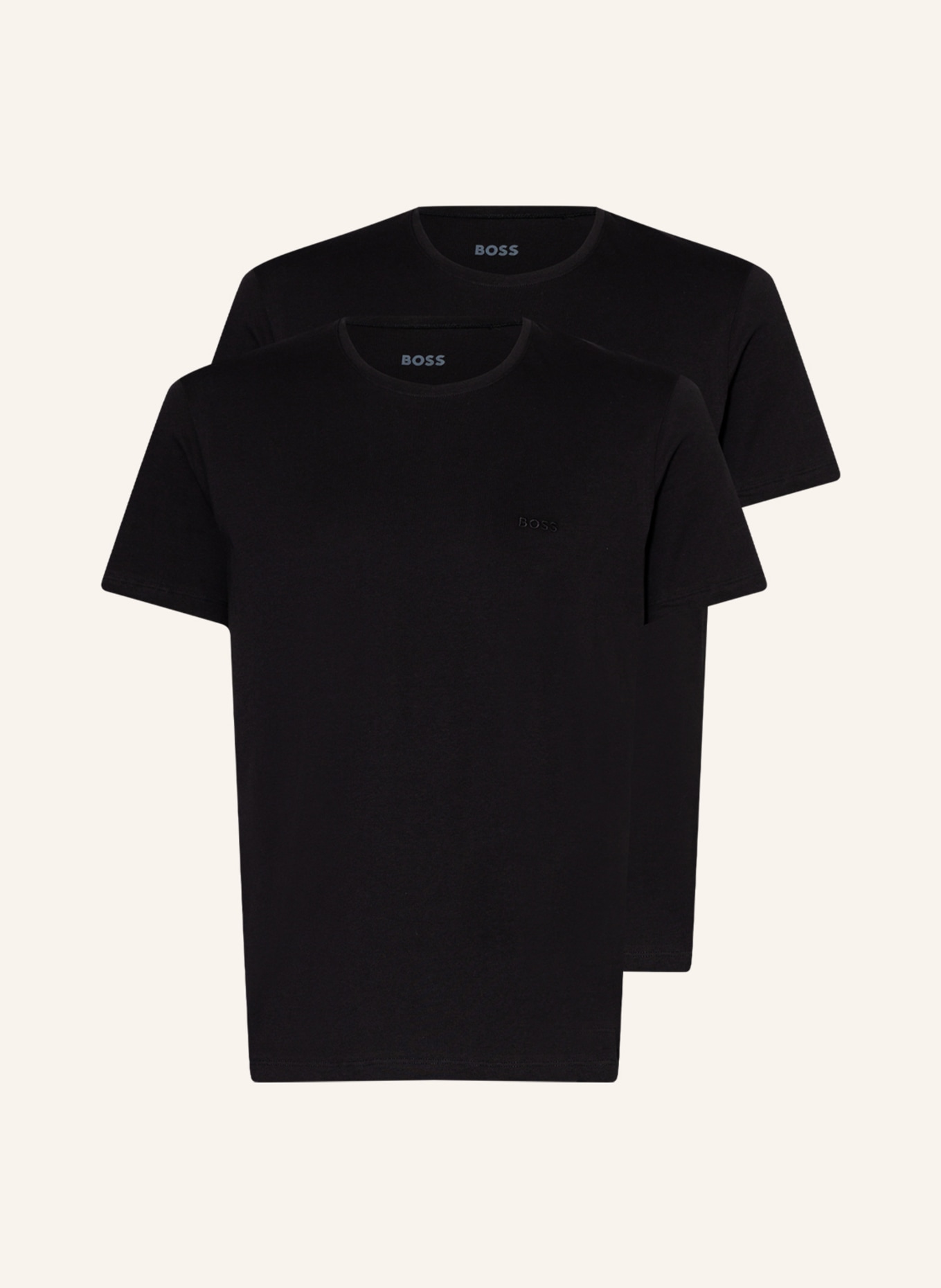 BOSS 2er-Pack T-Shirts COMFORT, Farbe: SCHWARZ (Bild 1)