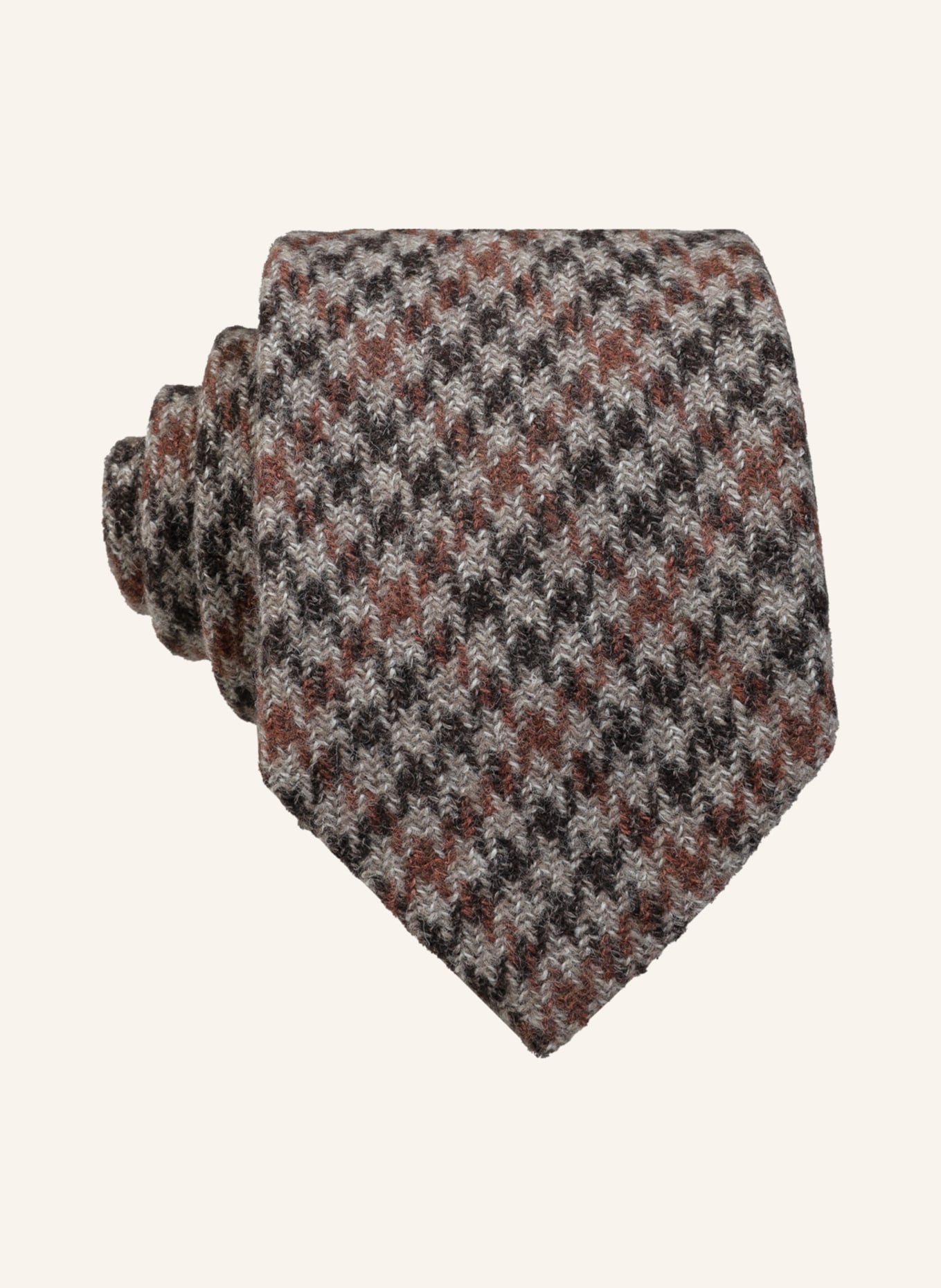 altea Krawatte PIAVE, Farbe: TAUPE/ BRAUN/ SCHWARZ (Bild 1)