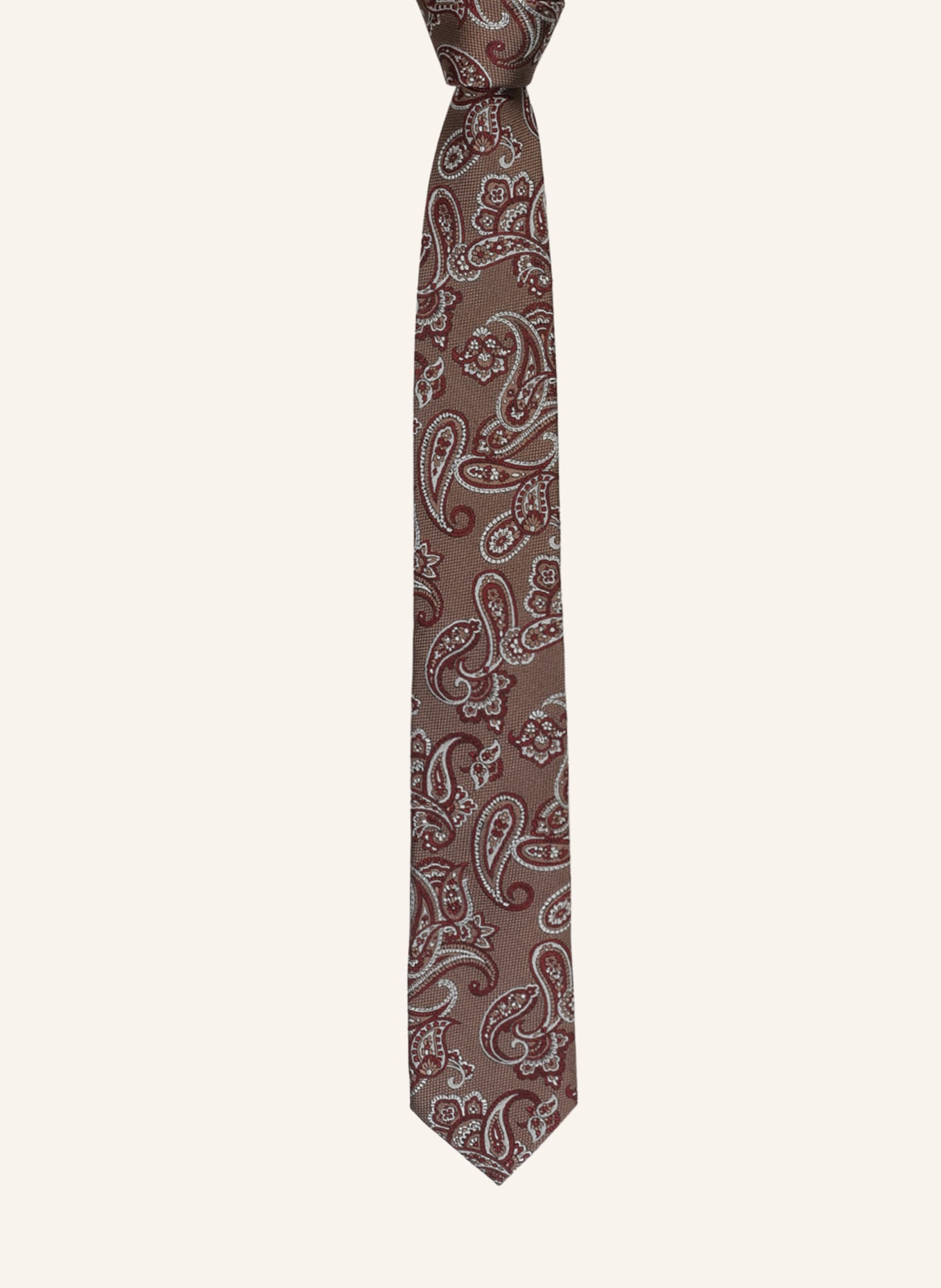 altea Krawatte GANGE, Farbe: COGNAC/ DUNKELROT (Bild 2)