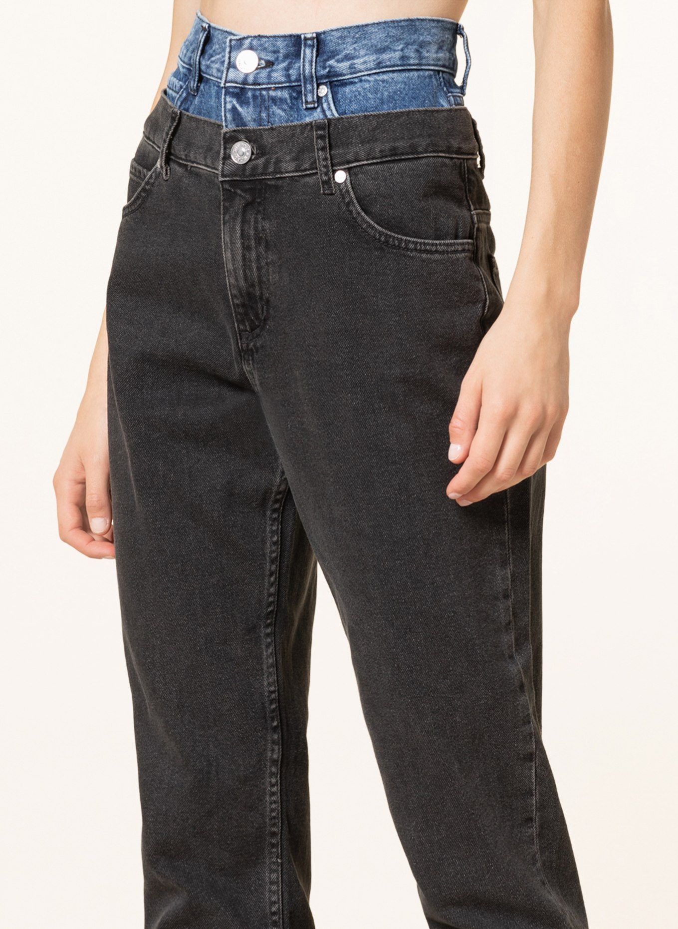 SANDRO Straight Jeans , Farbe: 24 GREY (Bild 5)