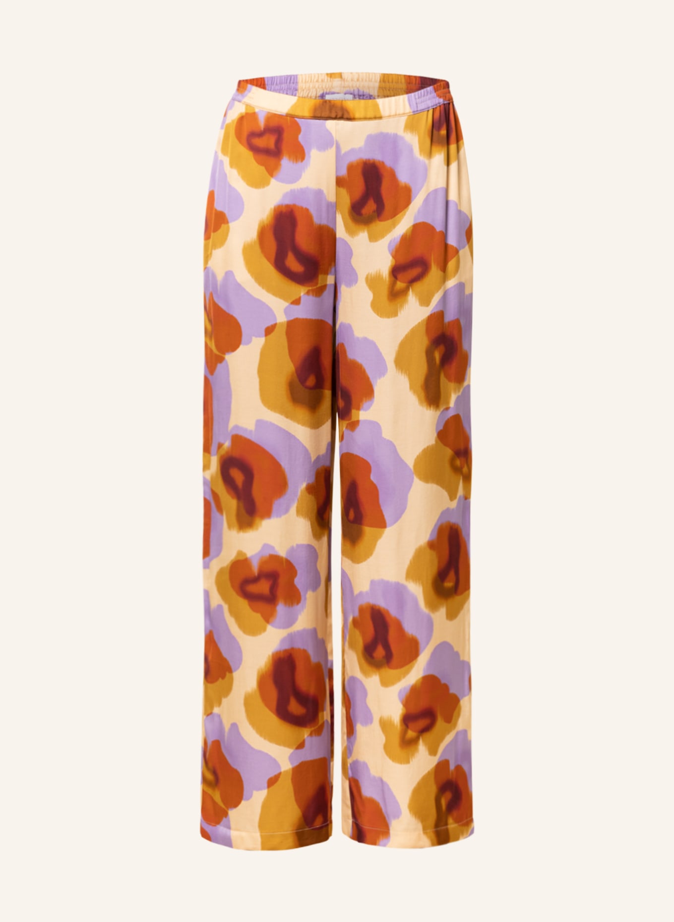 mey Spodnie od piżamy z kolekcji RAMINA z satyny , Kolor: JASNOFIOLETOWY (Obrazek 1)