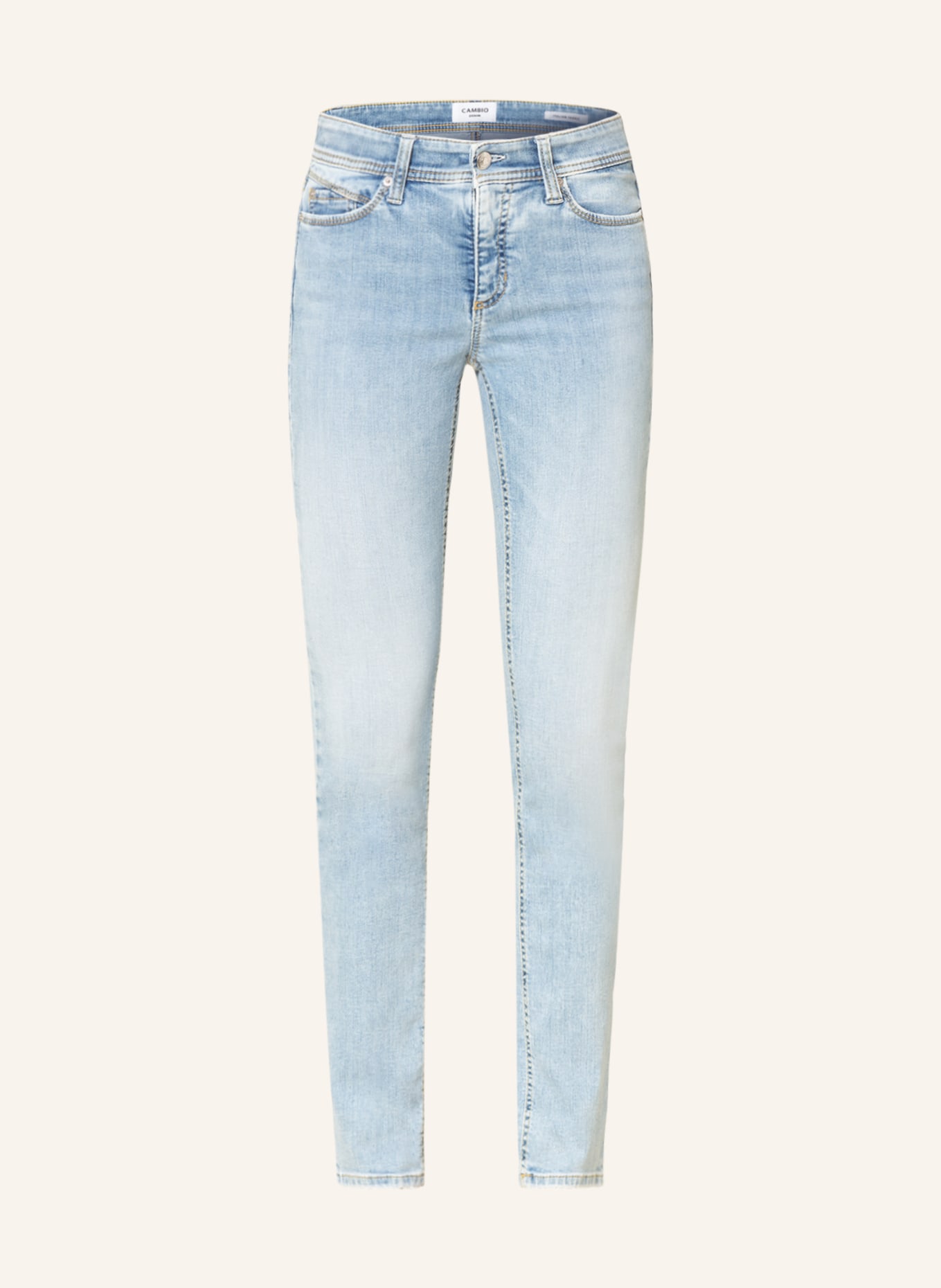 CAMBIO Skinny Jeans PARLA, Farbe: 5325 summer contrast (Bild 1)