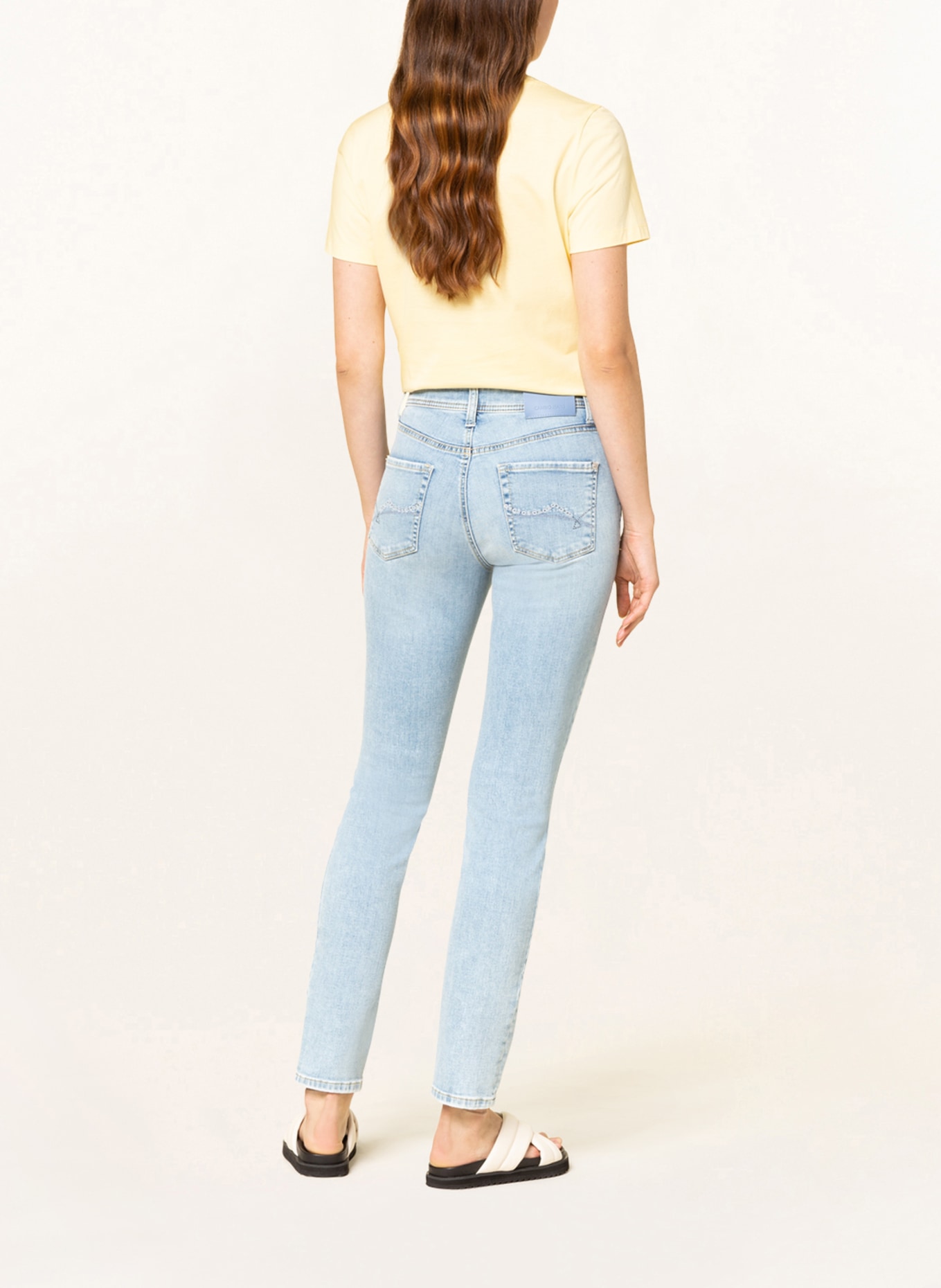 CAMBIO Skinny Jeans PARLA, Farbe: 5325 summer contrast (Bild 3)