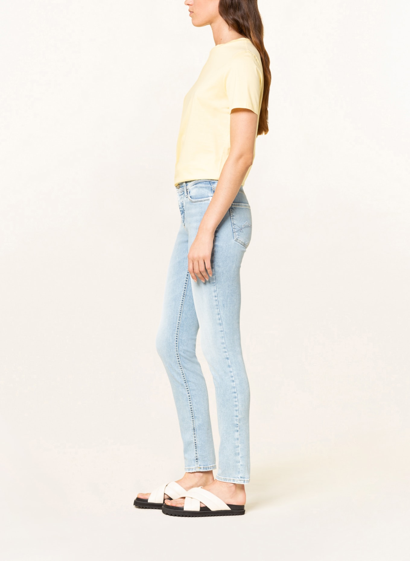 CAMBIO Skinny Jeans PARLA, Farbe: 5325 summer contrast (Bild 4)