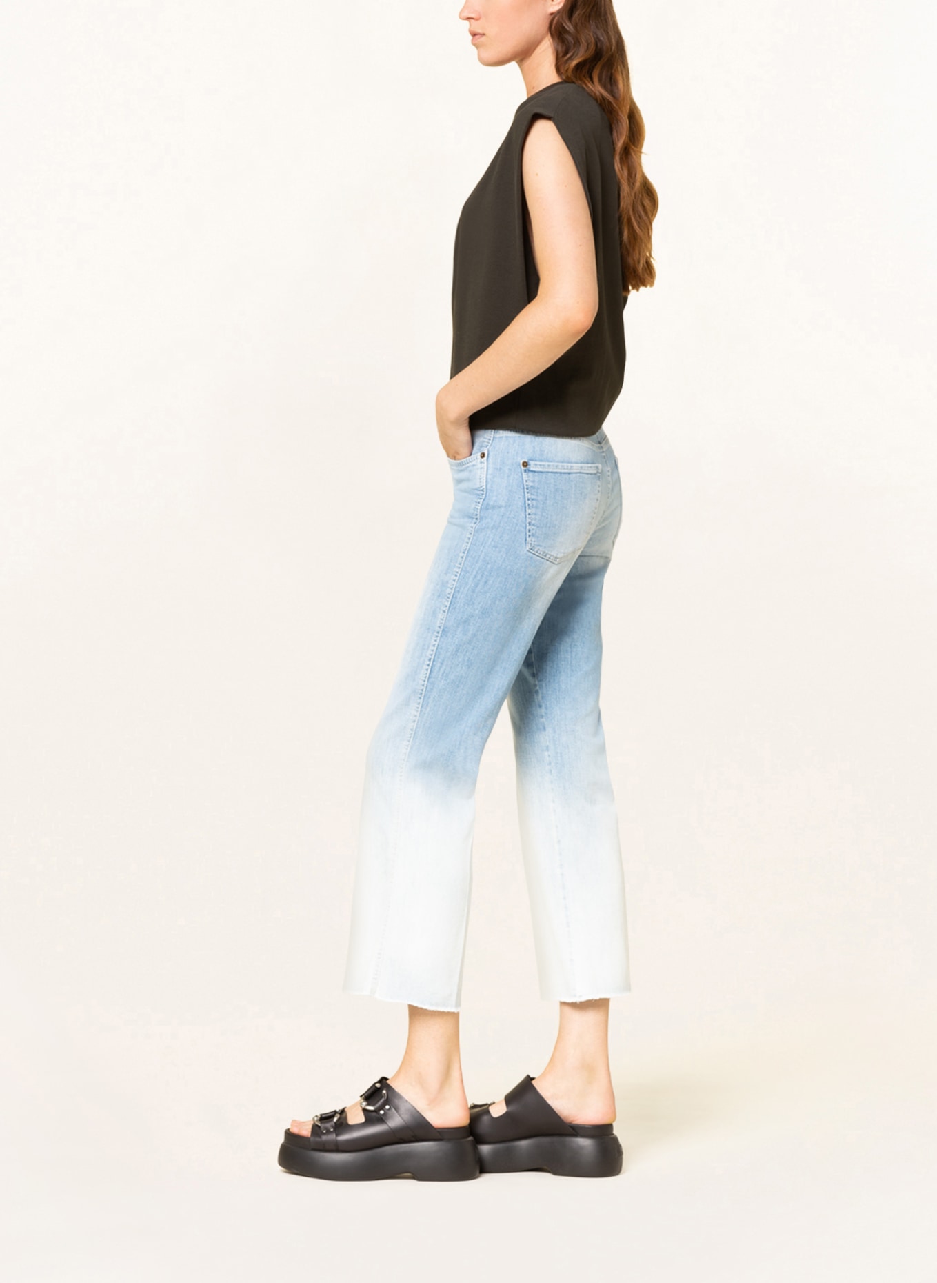 CAMBIO Bootcut jeans FRANCESCA, Color: 5323 summer degrade fringed he (Image 4)