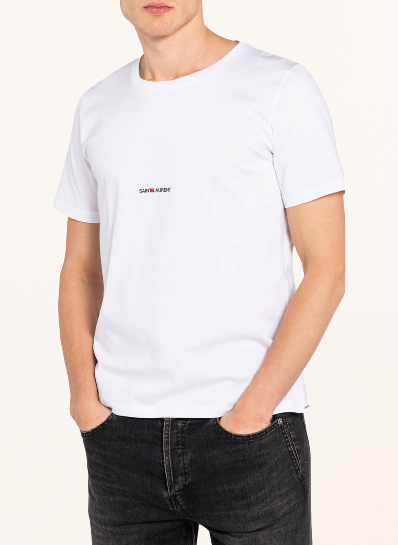 SAINT LAURENT T-Shirt, Farbe: WEISS (Bild 4)