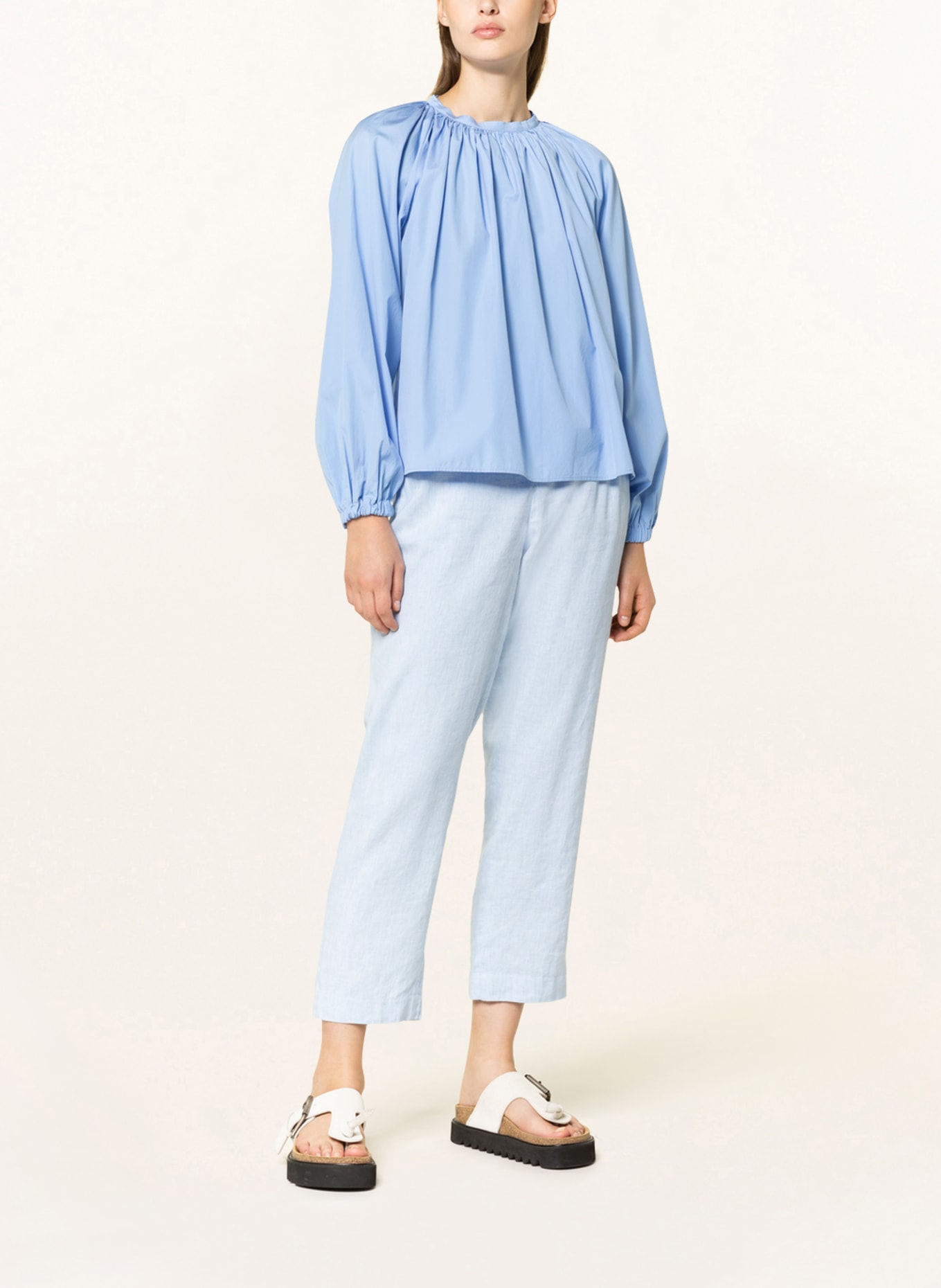 DRYKORN Shirt blouse MONDIANI, Color: LIGHT BLUE (Image 2)