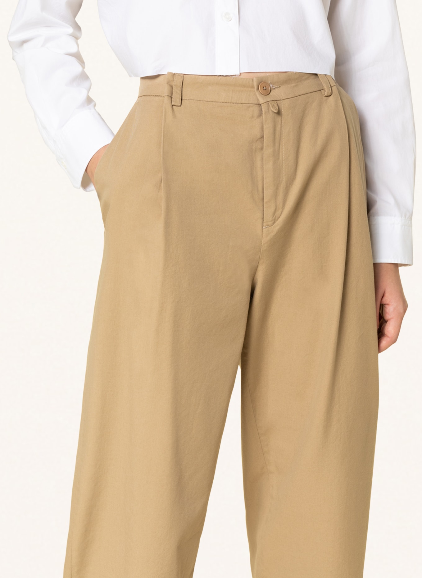 DRYKORN 7/8 trousers EARLY, Color: LIGHT BROWN (Image 5)