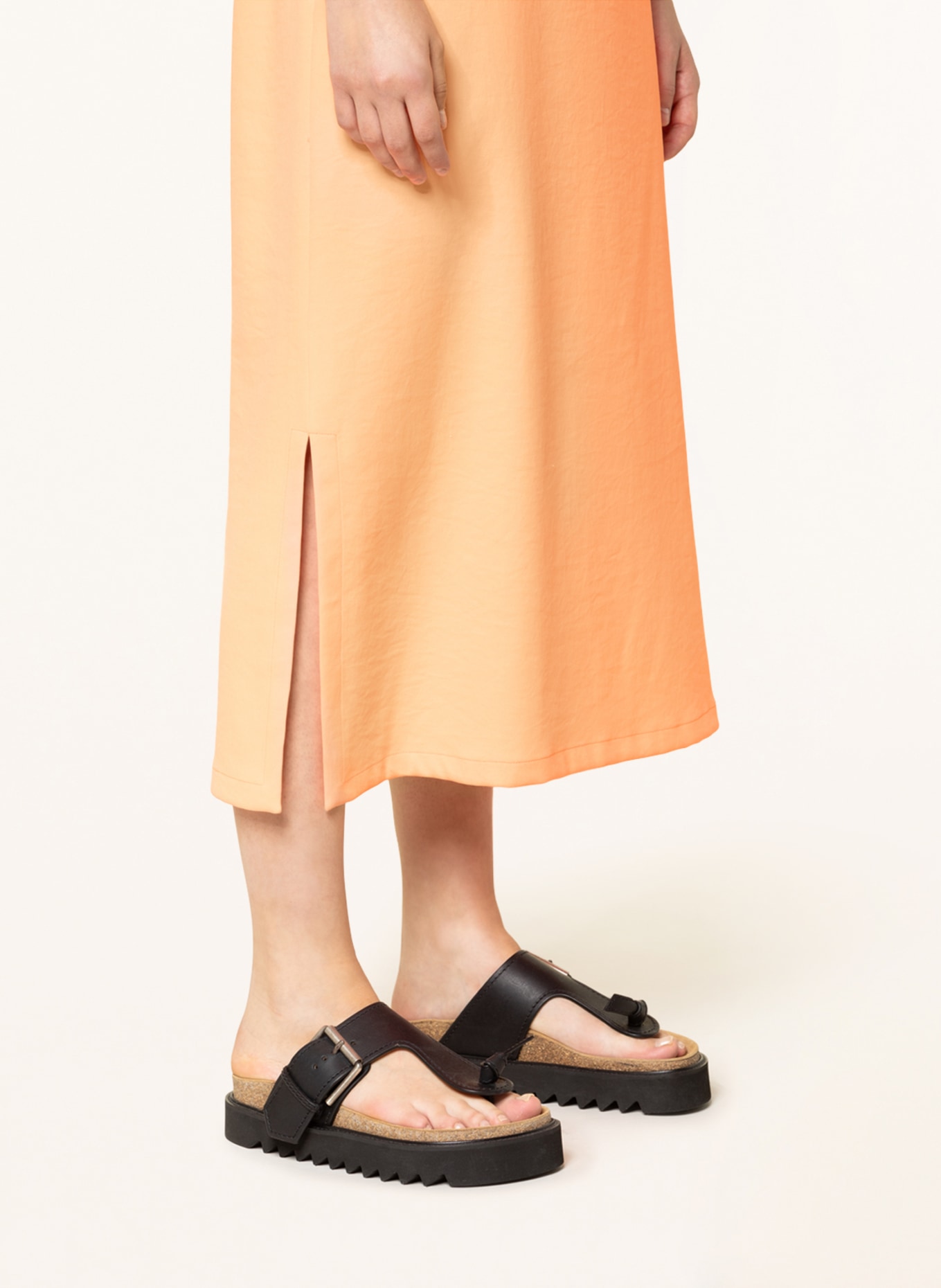 DRYKORN Dress TORRA, Color: NEON ORANGE (Image 4)