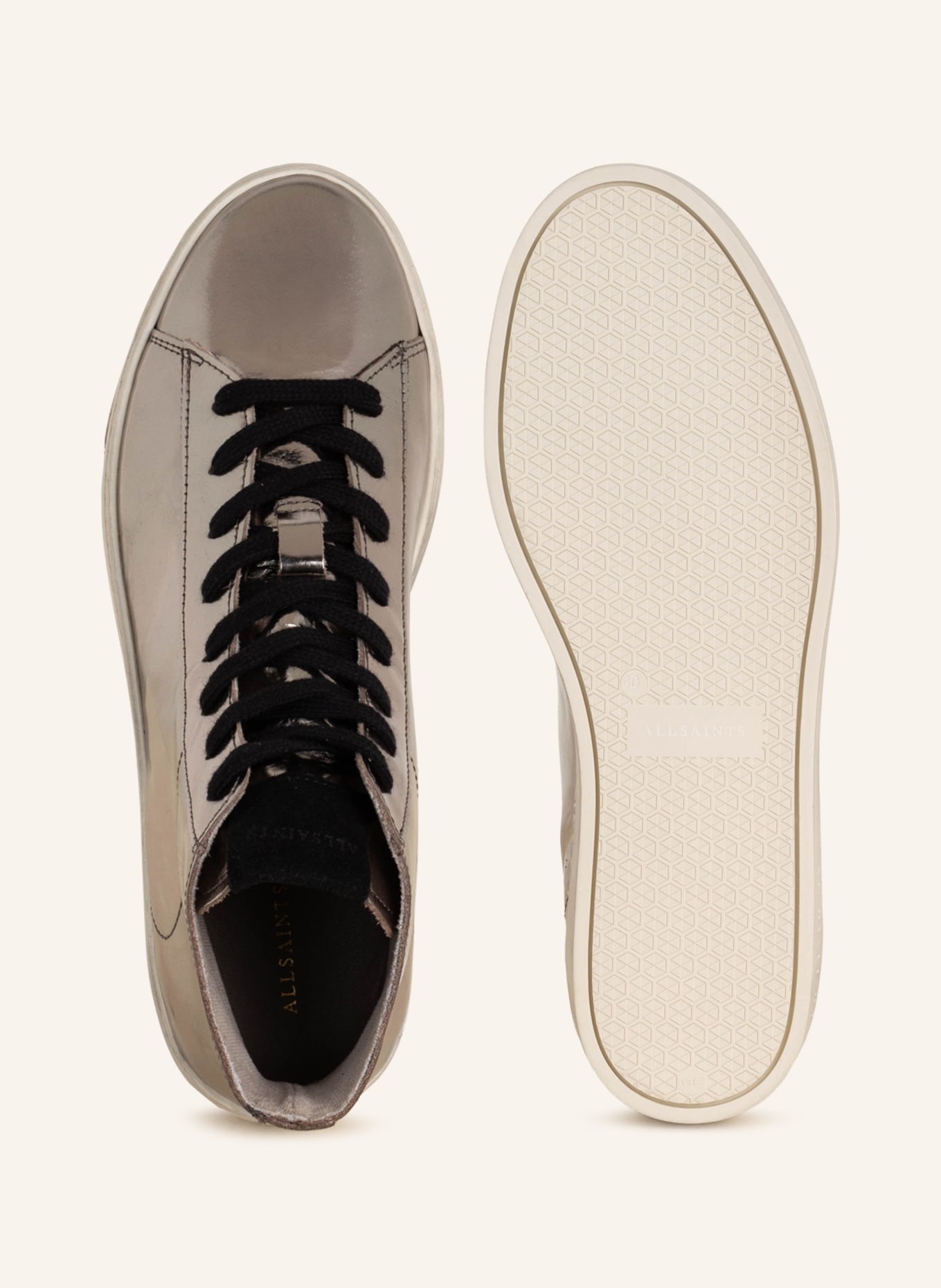 ALLSAINTS High-top sneakers TANA, Color: SILVER (Image 5)