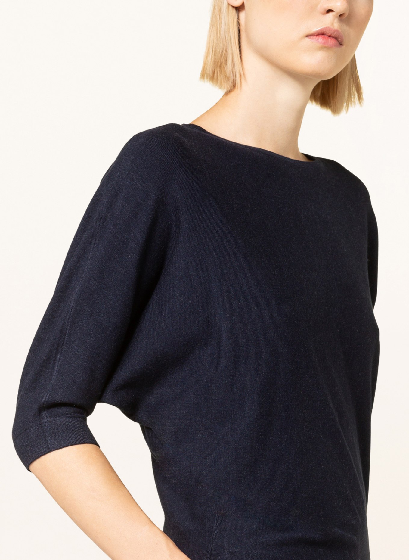 Phase Eight Sweater CRISTINE with 3/4 sleeves, Color: DARK BLUE (Image 4)