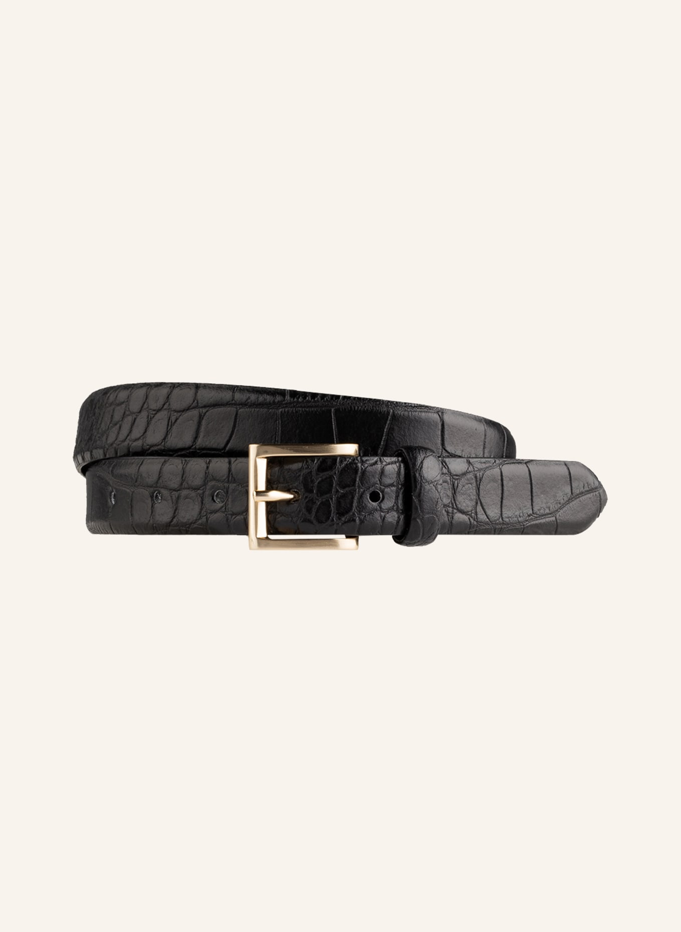 REISS Leather belt MOLLY, Color: BLACK (Image 1)
