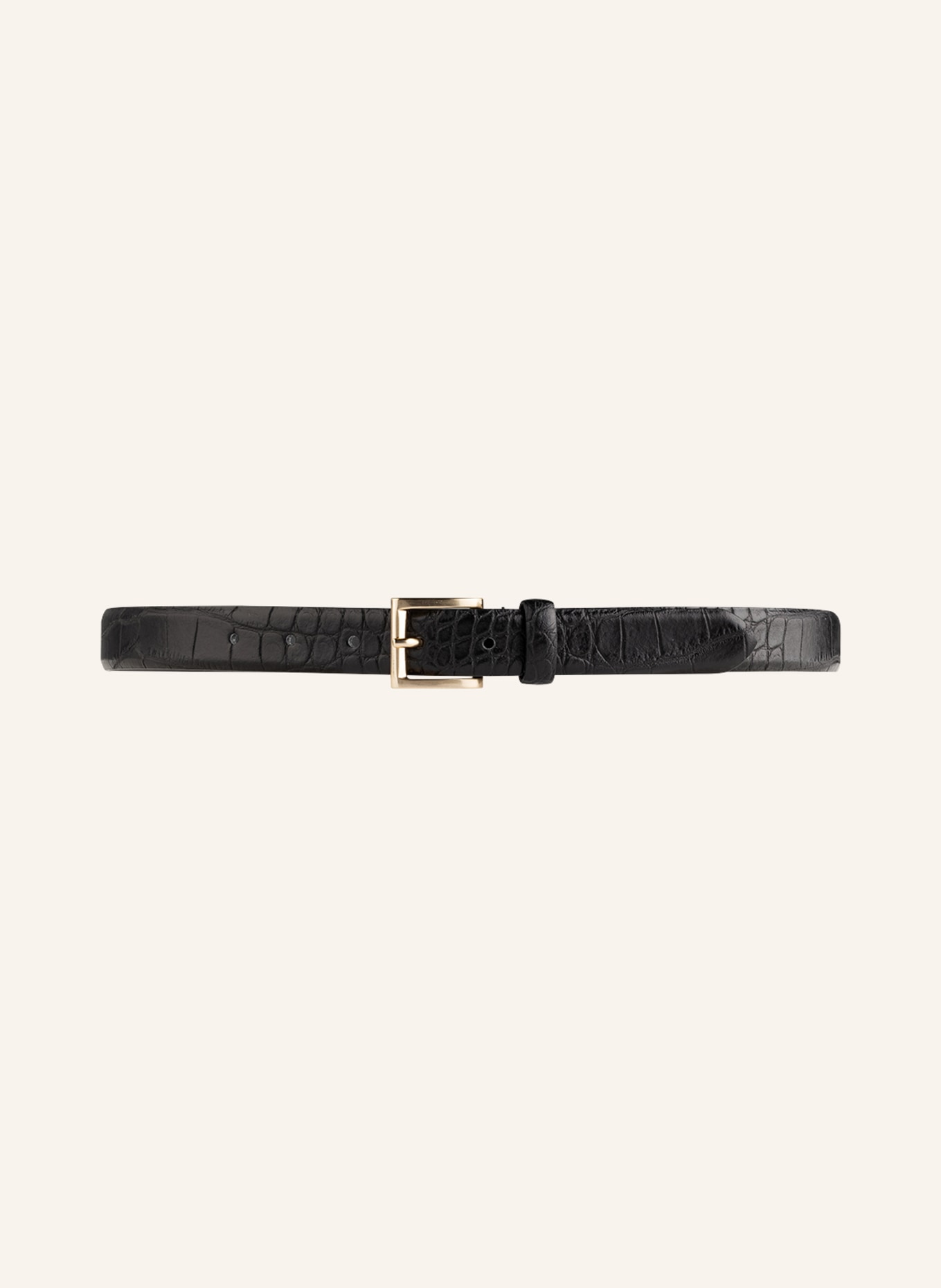 REISS Leather belt MOLLY, Color: BLACK (Image 2)