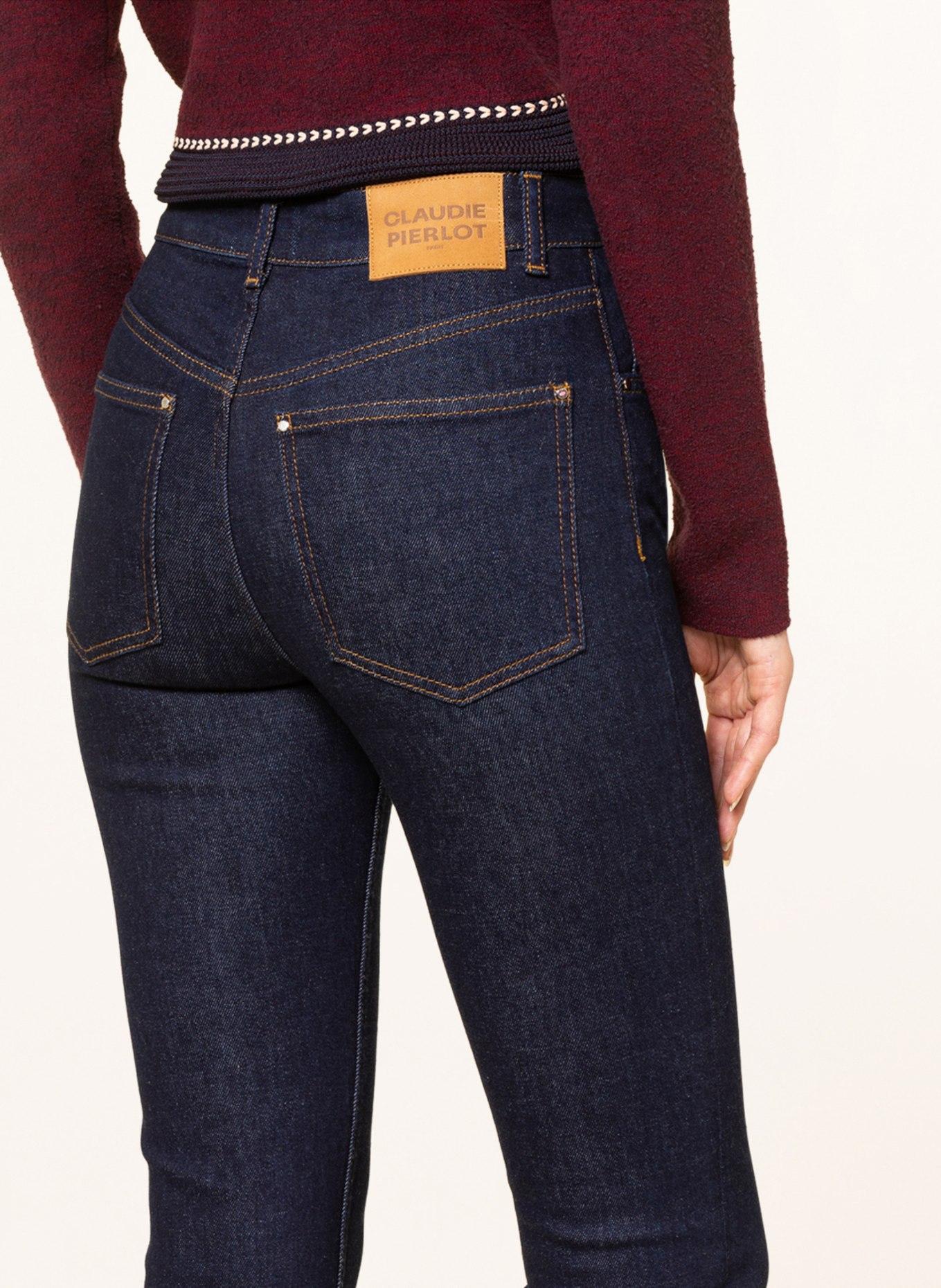 CLAUDIE PIERLOT Straight Jeans PAGE , Farbe: J007 BRUT DENIM (Bild 5)
