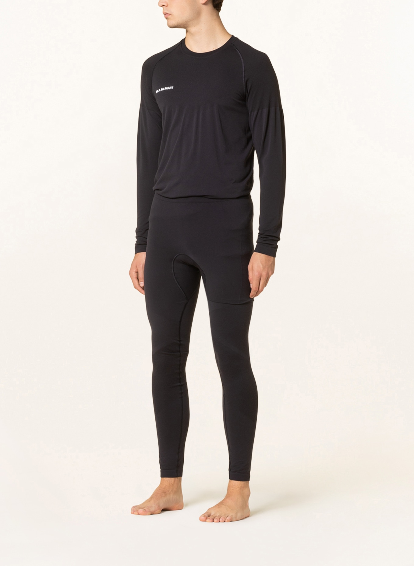 MAMMUT Tights TRIFT with merino wool, Color: BLACK (Image 2)