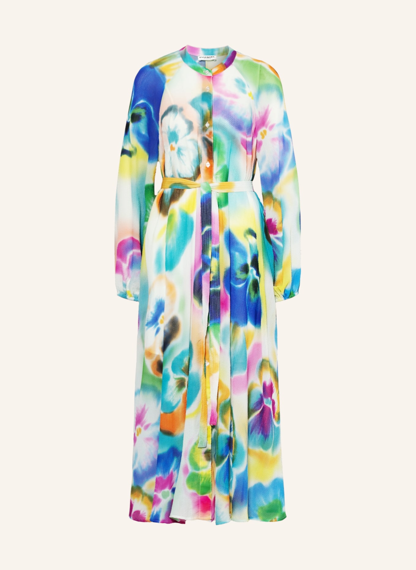 ESSENTIEL ANTWERP Dress DAZZLING , Color: BLUE/ ORANGE (Image 1)
