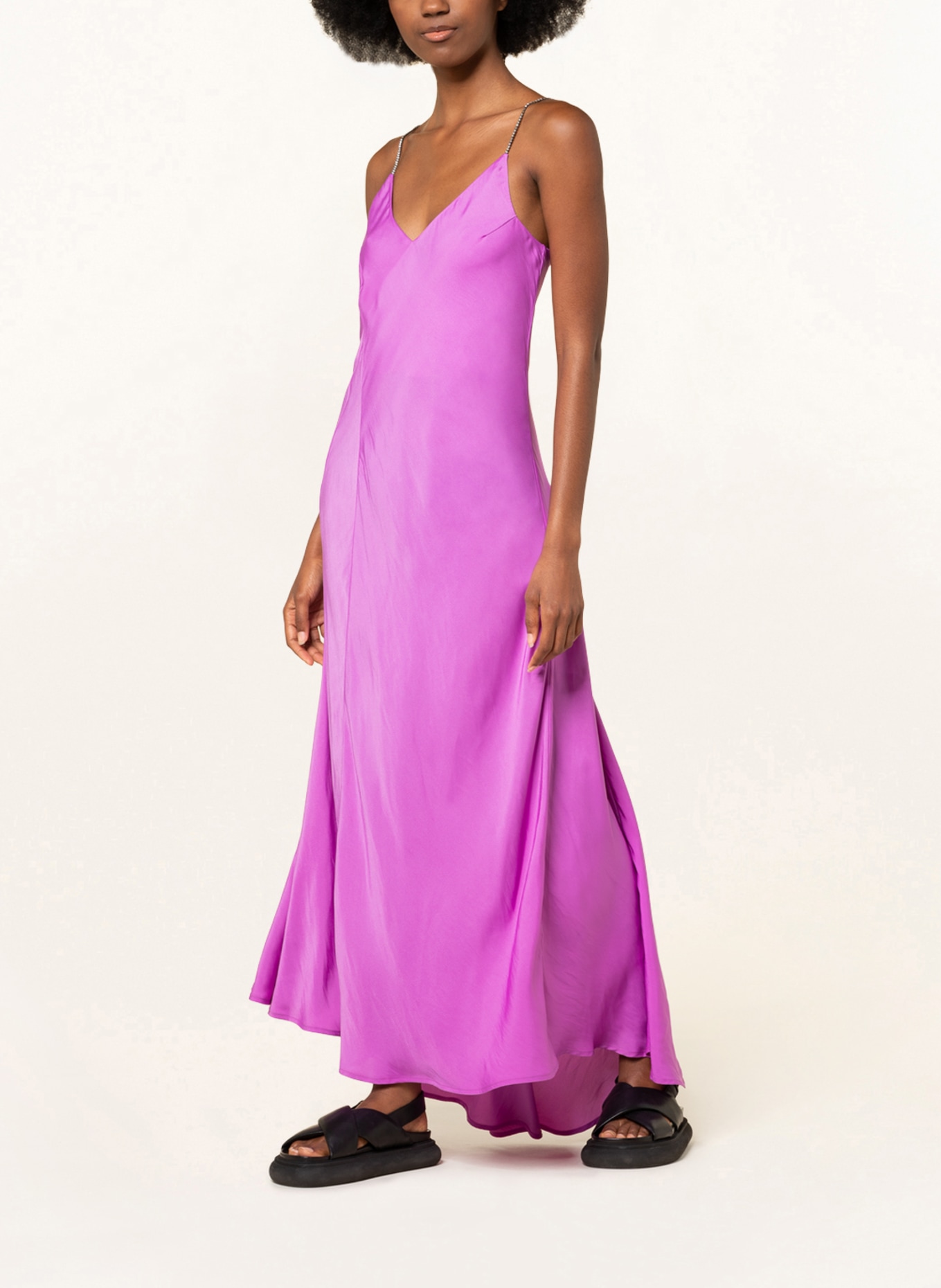 ESSENTIEL ANTWERP Sukienka DAPPLE z ozdobnymi kamykami, Kolor: MOCNORÓŻOWY (Obrazek 2)