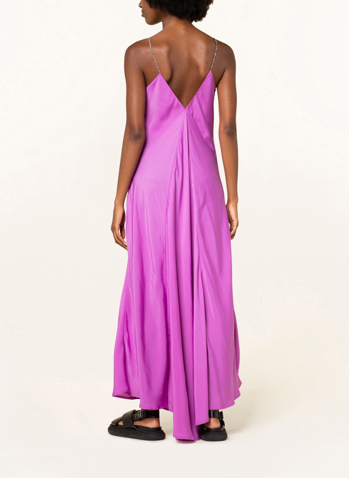 ESSENTIEL ANTWERP Sukienka DAPPLE z ozdobnymi kamykami, Kolor: MOCNORÓŻOWY (Obrazek 3)