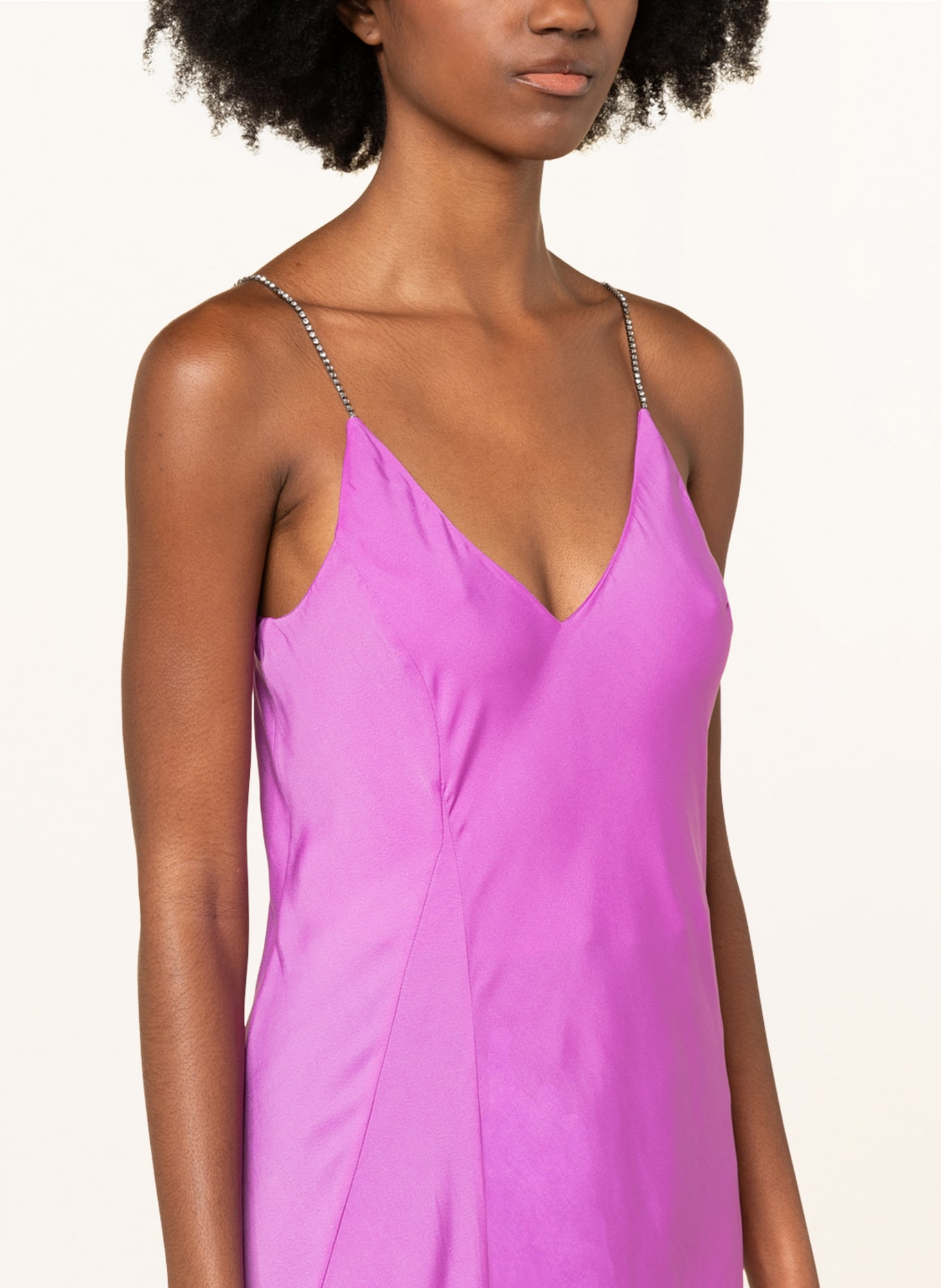 ESSENTIEL ANTWERP Kleid DAPPLE mit Schmucksteinen, Farbe: PINK (Bild 4)
