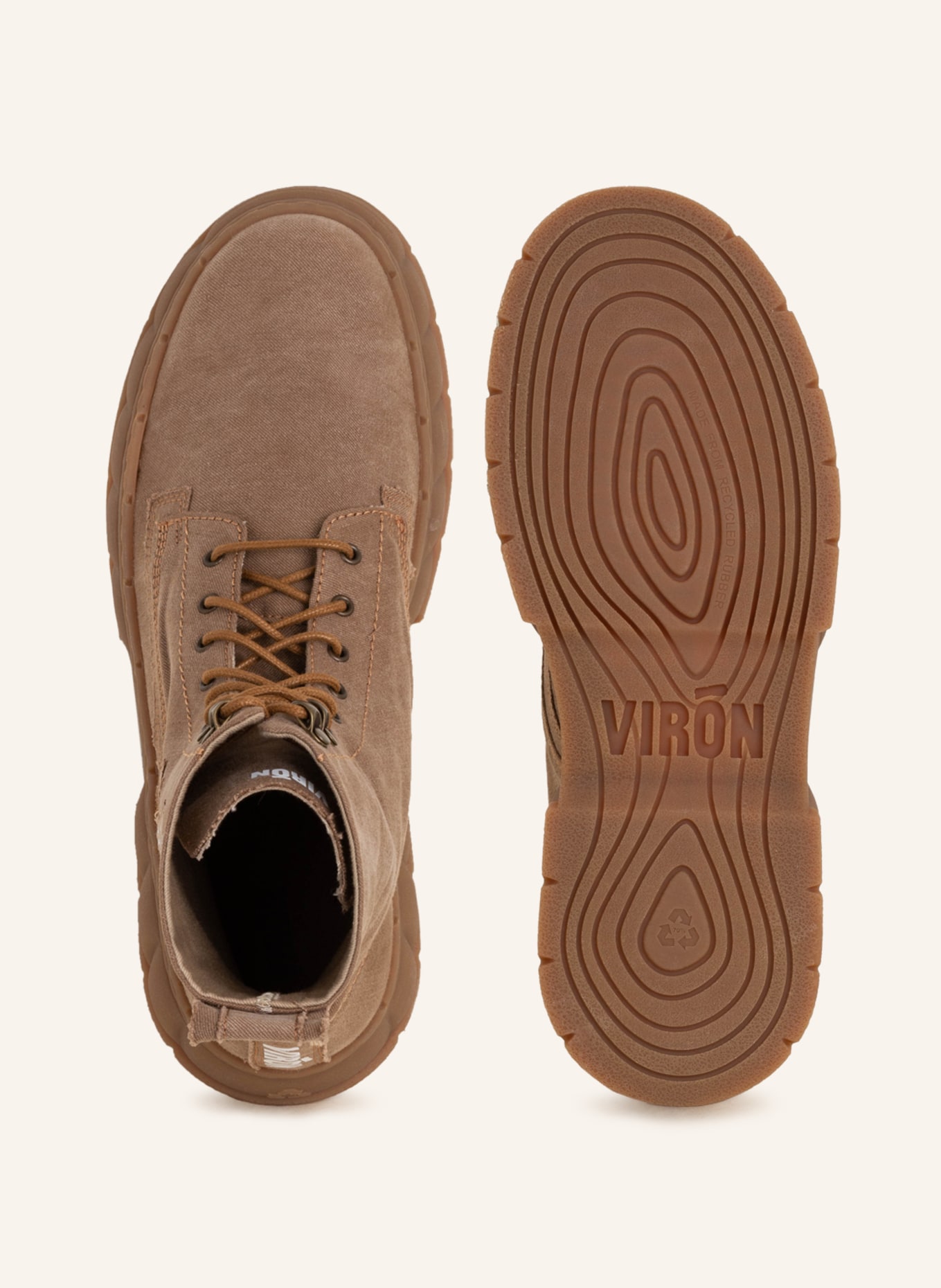 VIRÒN Šněrovací boty, Barva: SVĚTLE HNĚDÁ (Obrázek 5)