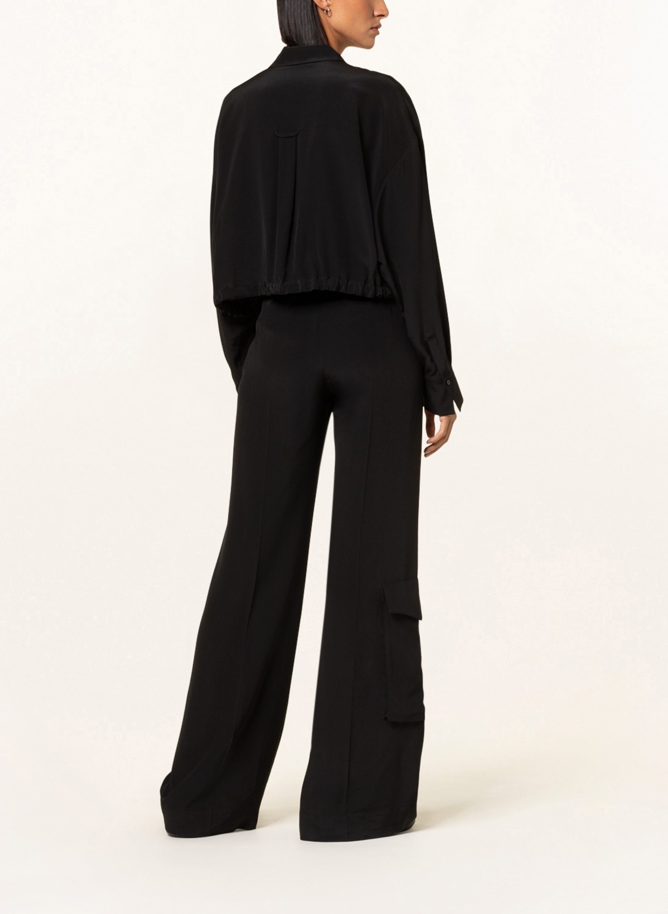 DOROTHEE SCHUMACHER Wide leg trousers, Color: BLACK (Image 3)