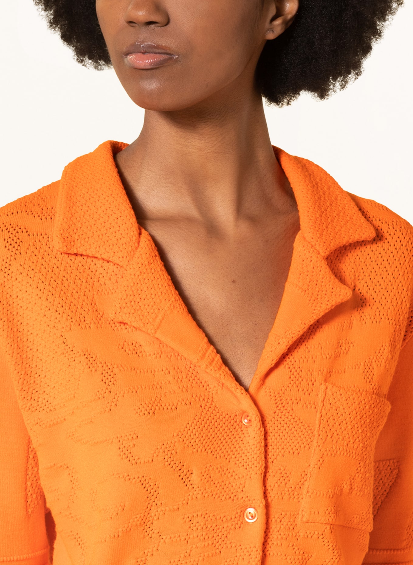 SEM PER LEI Shirt blouse, Color: ORANGE (Image 4)