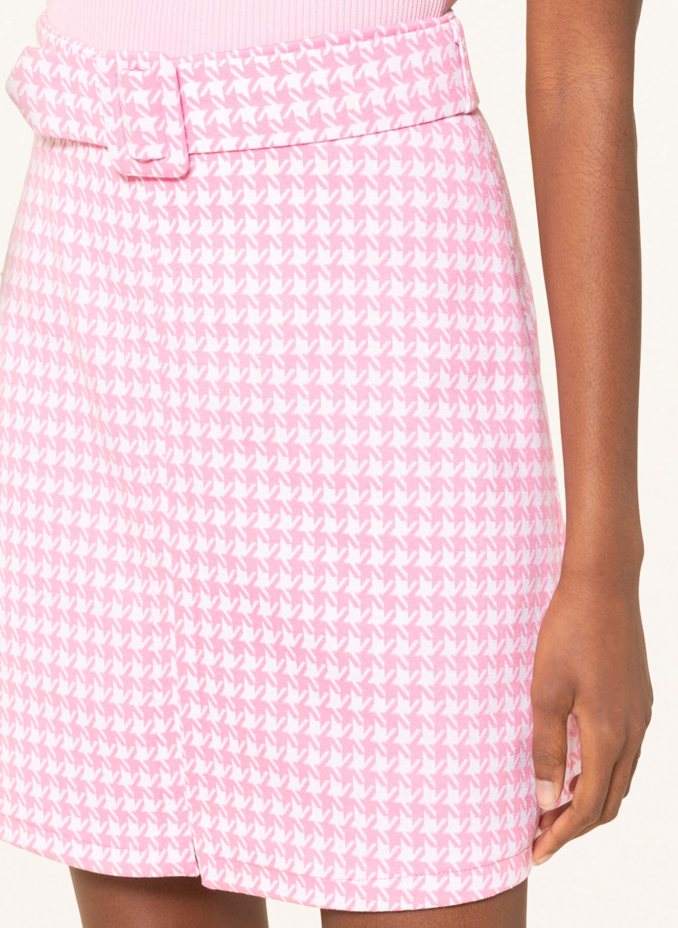 SEM PER LEI Skirt, Color: WHITE/ PINK (Image 4)
