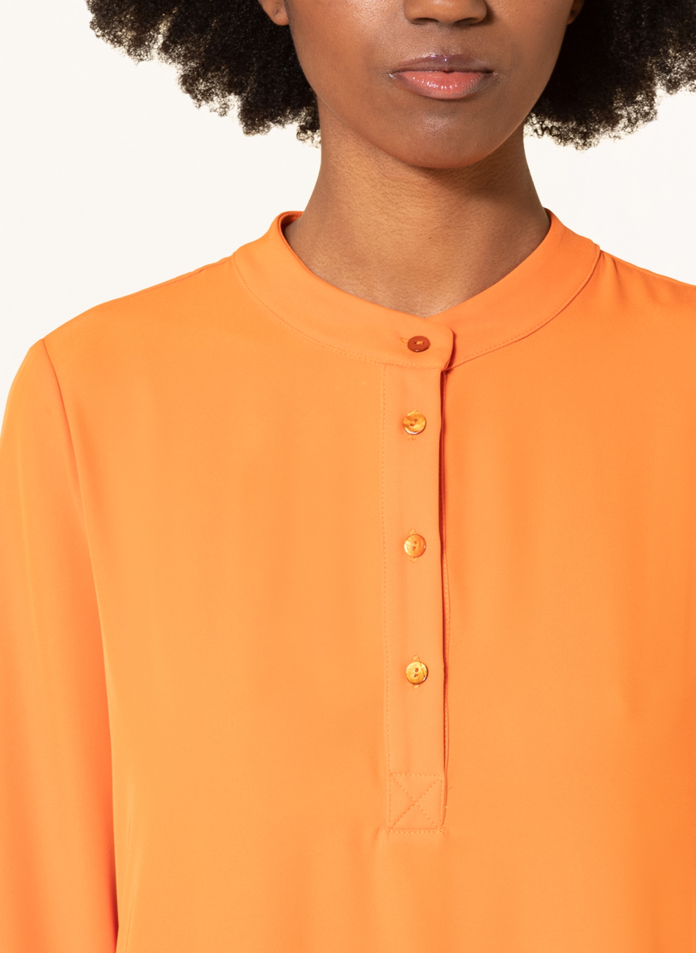 ANNA's Dress with 3/4 sleeves, Color: ORANGE (Image 4)
