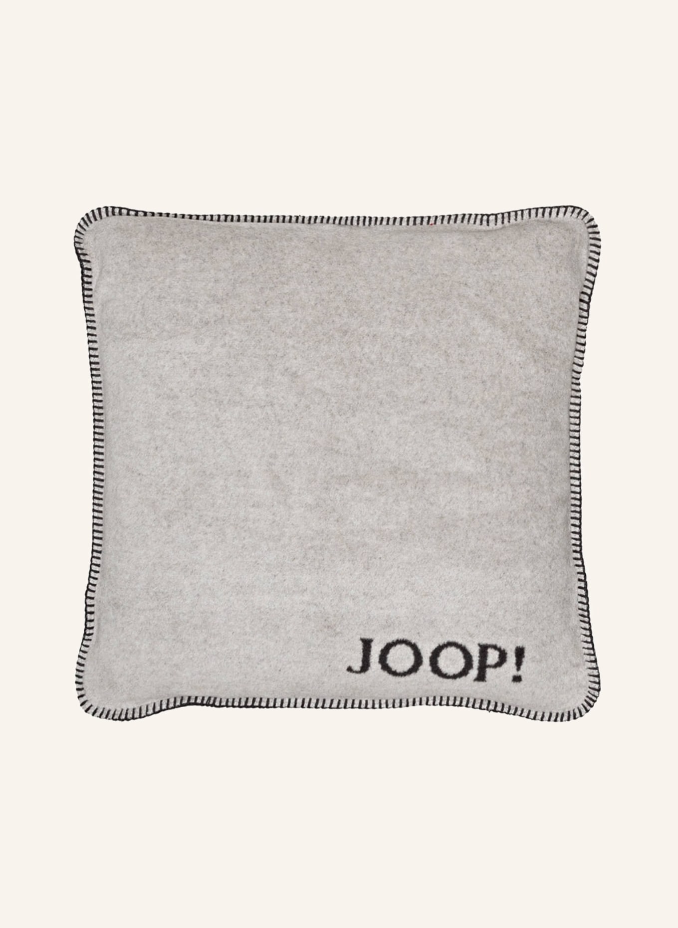 JOOP! Decorative cushion cover UNI DOUBLEFACE, Color: LIGHT GRAY/ DARK GRAY (Image 1)