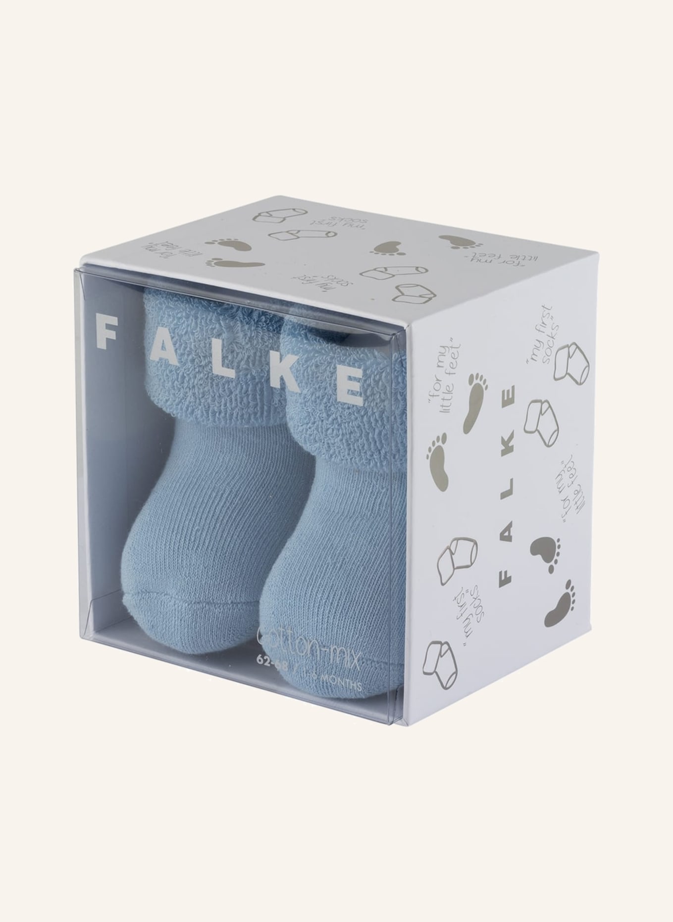 FALKE Socken ERSTLING mit Geschenkbox, Farbe: HELLBLAU (Bild 5)