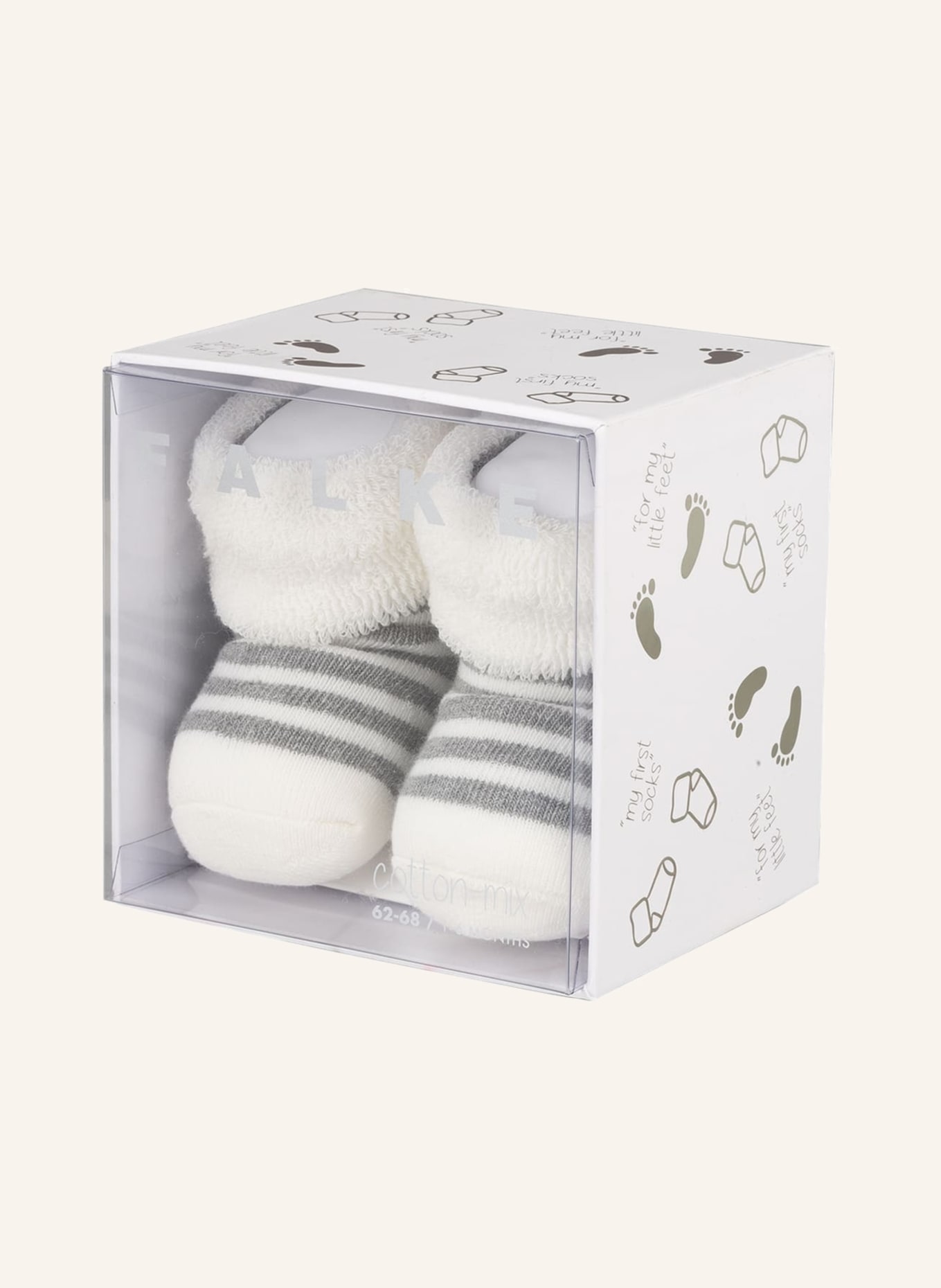 FALKE Socken ERSTLINGSRINGEL mit Geschenkbox, Farbe: 2041 OFFWHITE (Bild 5)