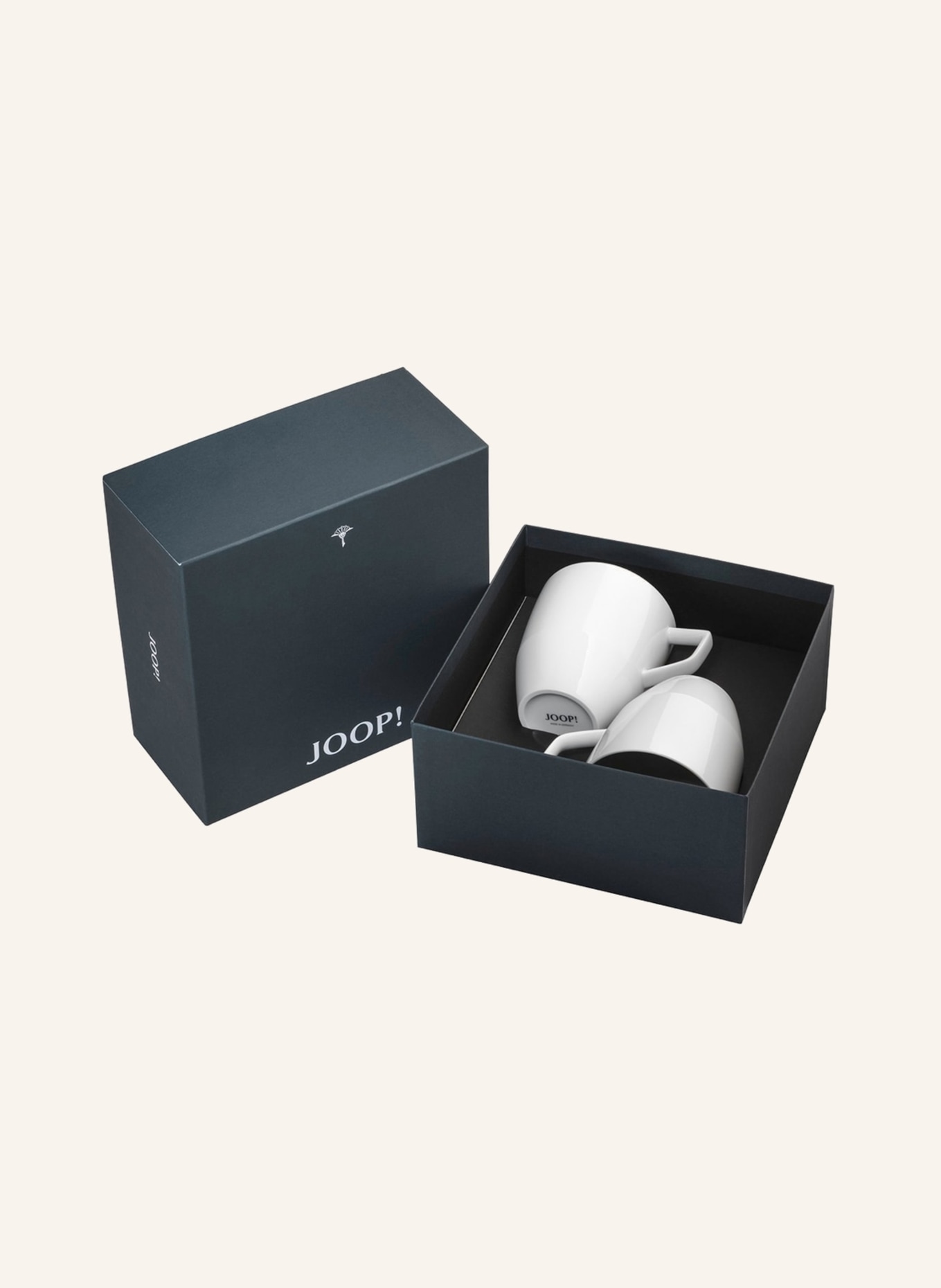 JOOP! Set of 2 mugs SINGLE CORNFLOWER, Color: WHITE (Image 5)