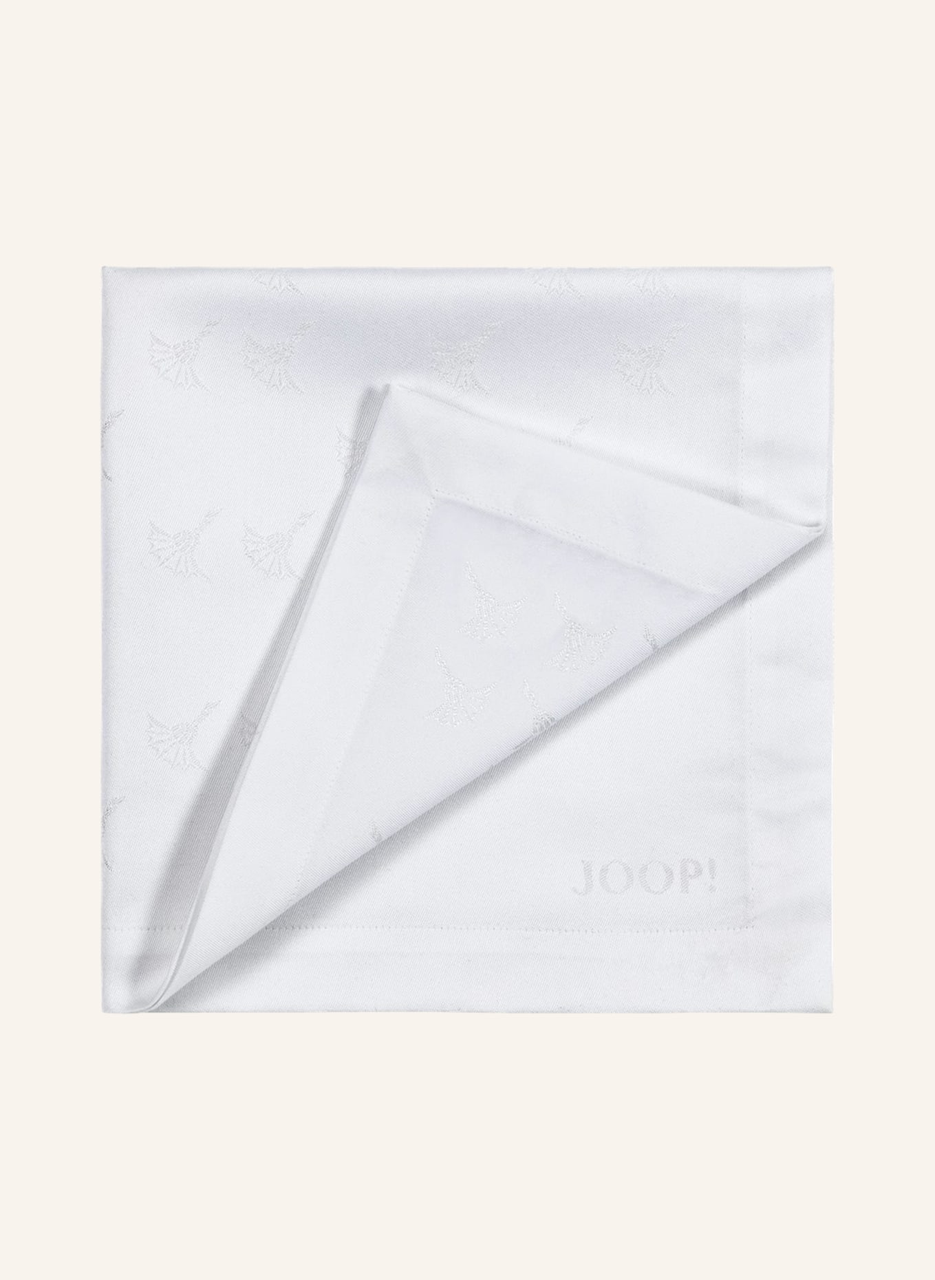 JOOP! Set of 2 napkins FADED CORNFLOWER, Color: WHITE (Image 2)