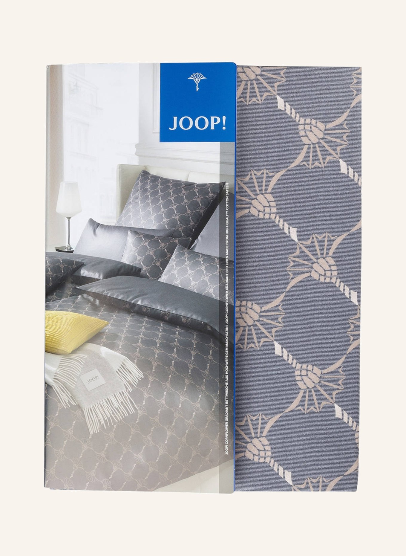 JOOP! Bettwäsche CORNFLOWER GRADIANT, Farbe: GRAU/ BEIGE (Bild 4)
