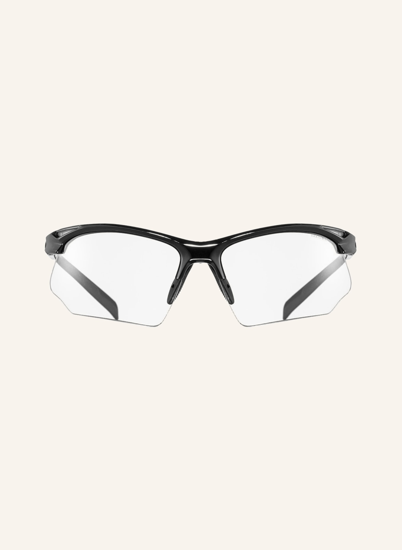 uvex Cycling glasses SPORTSTYLE 802 V, Color: BLACK / TRANSPARENT (Image 2)