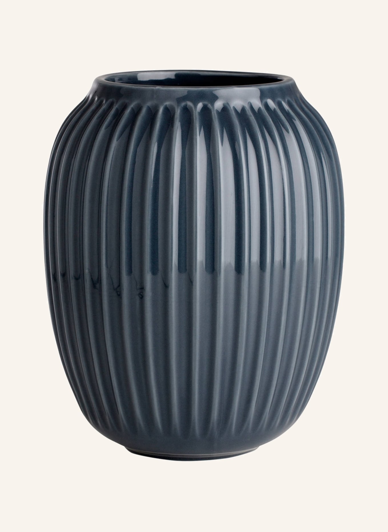 KÄHLER Vase HAMMERSHØI, Farbe: ANTHRAZIT (Bild 1)