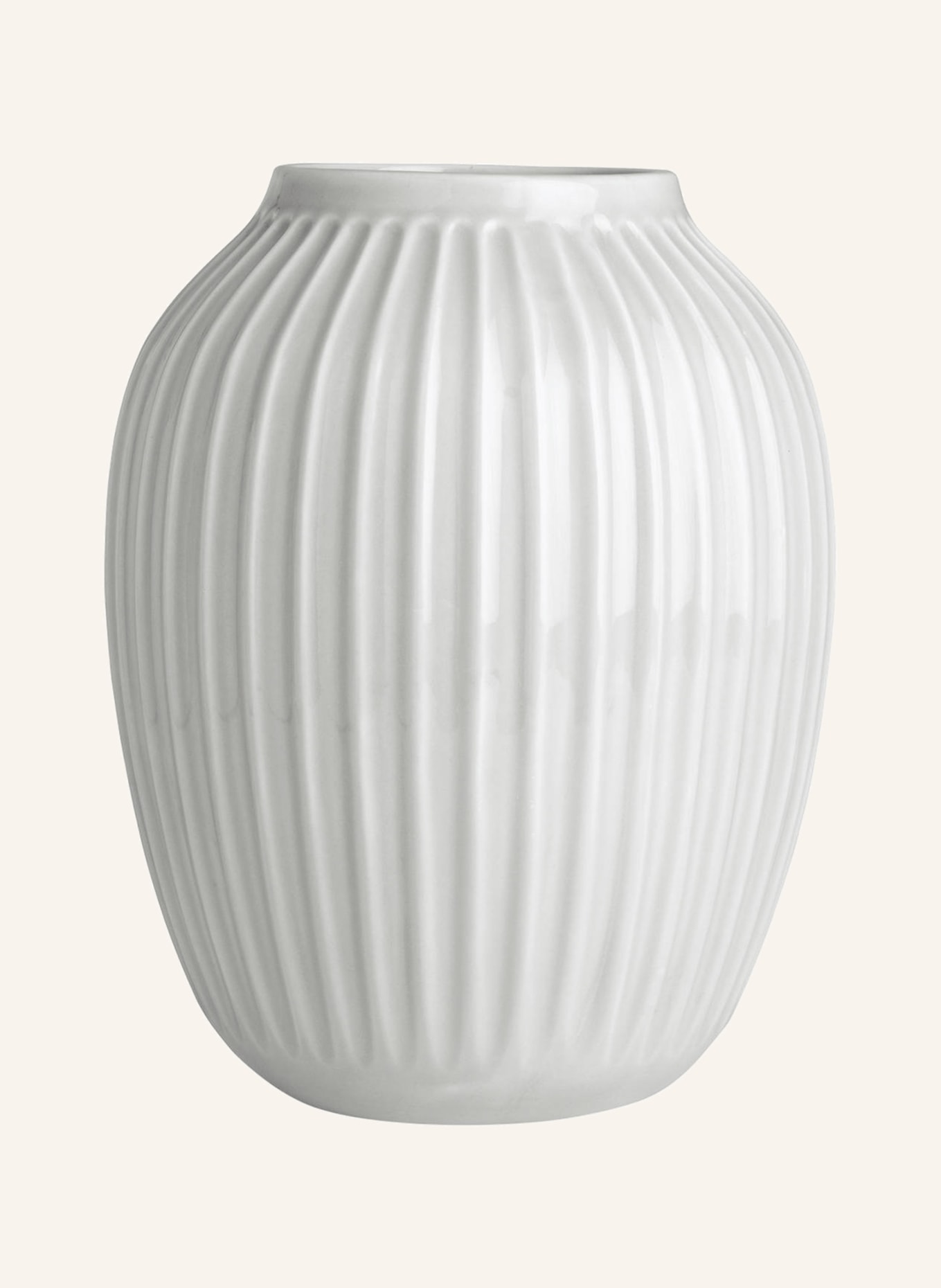 KÄHLER Vase HAMMERSHØI, Farbe: WEISS (Bild 1)