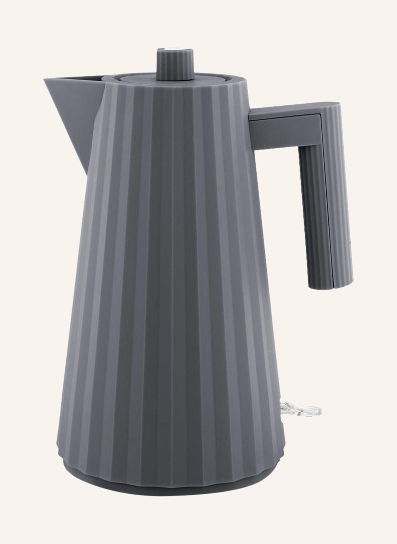ALESSI Elektrischer Wasserkocher PLISSÉ, Farbe: GRAU (Bild 1)