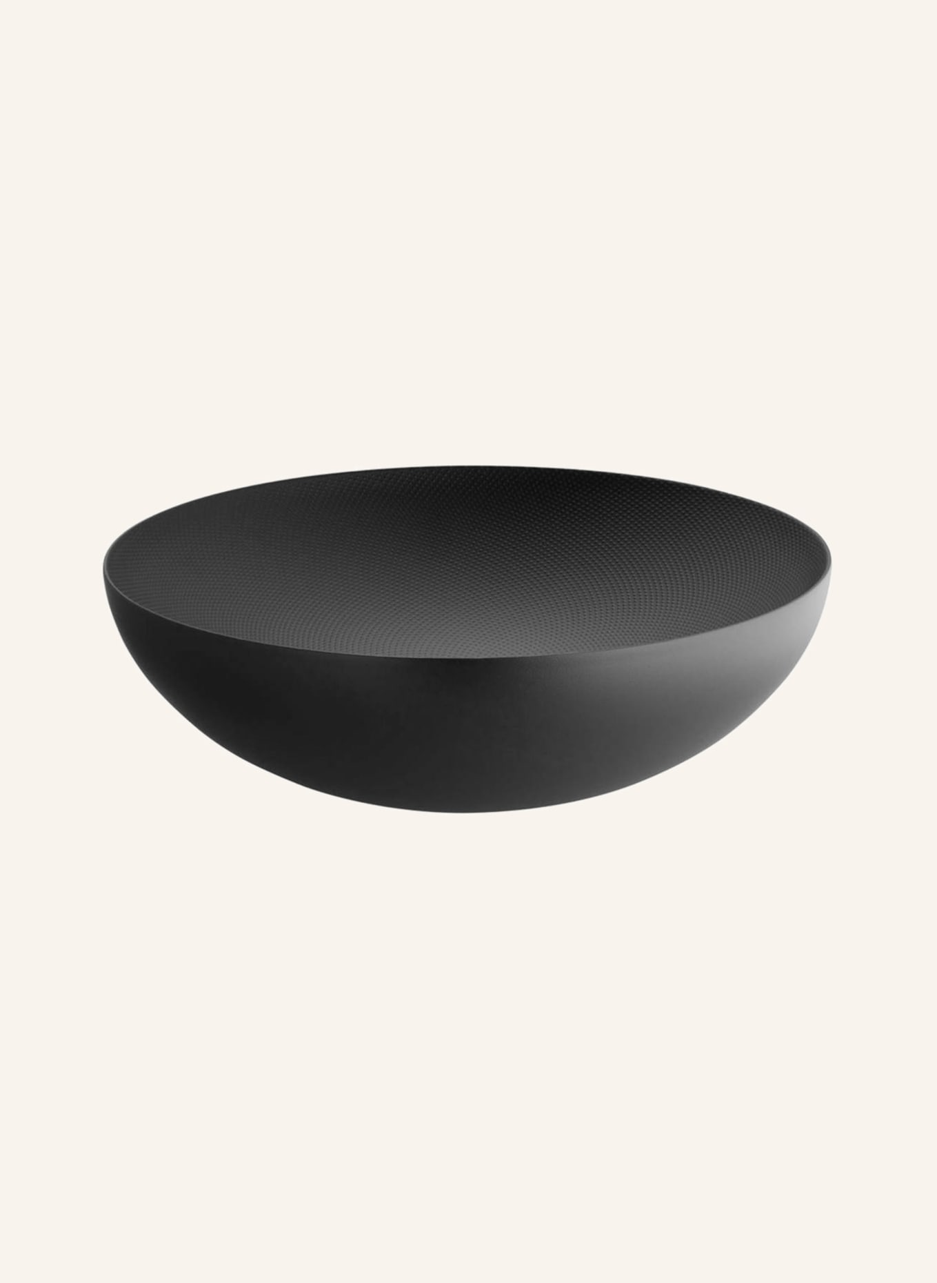ALESSI Bowl DOUBLE, Color: BLACK (Image 1)