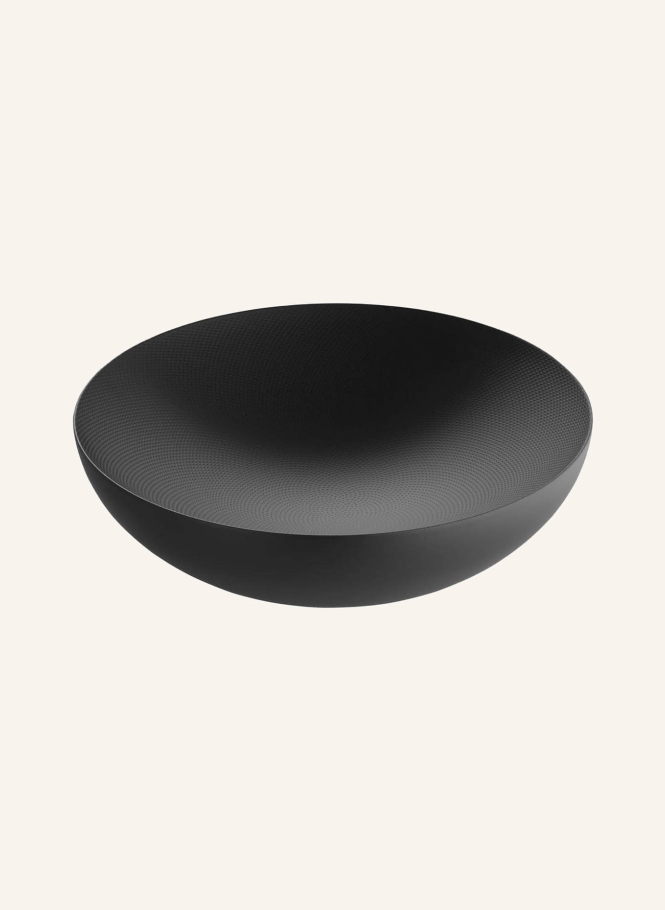 ALESSI Bowl DOUBLE, Color: BLACK (Image 2)