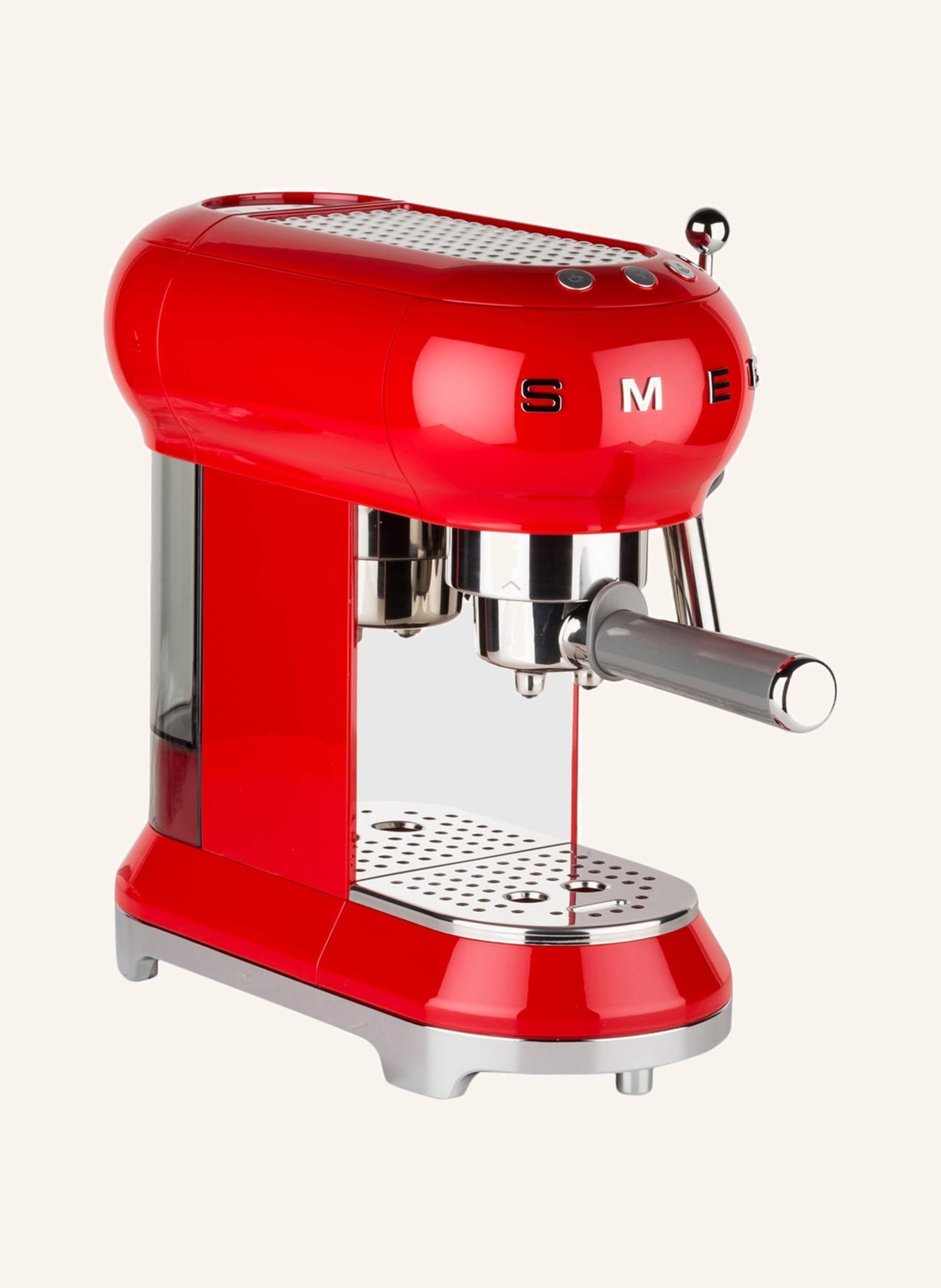 SMEG Espressomaschine ECF01, Farbe: ROT (Bild 2)