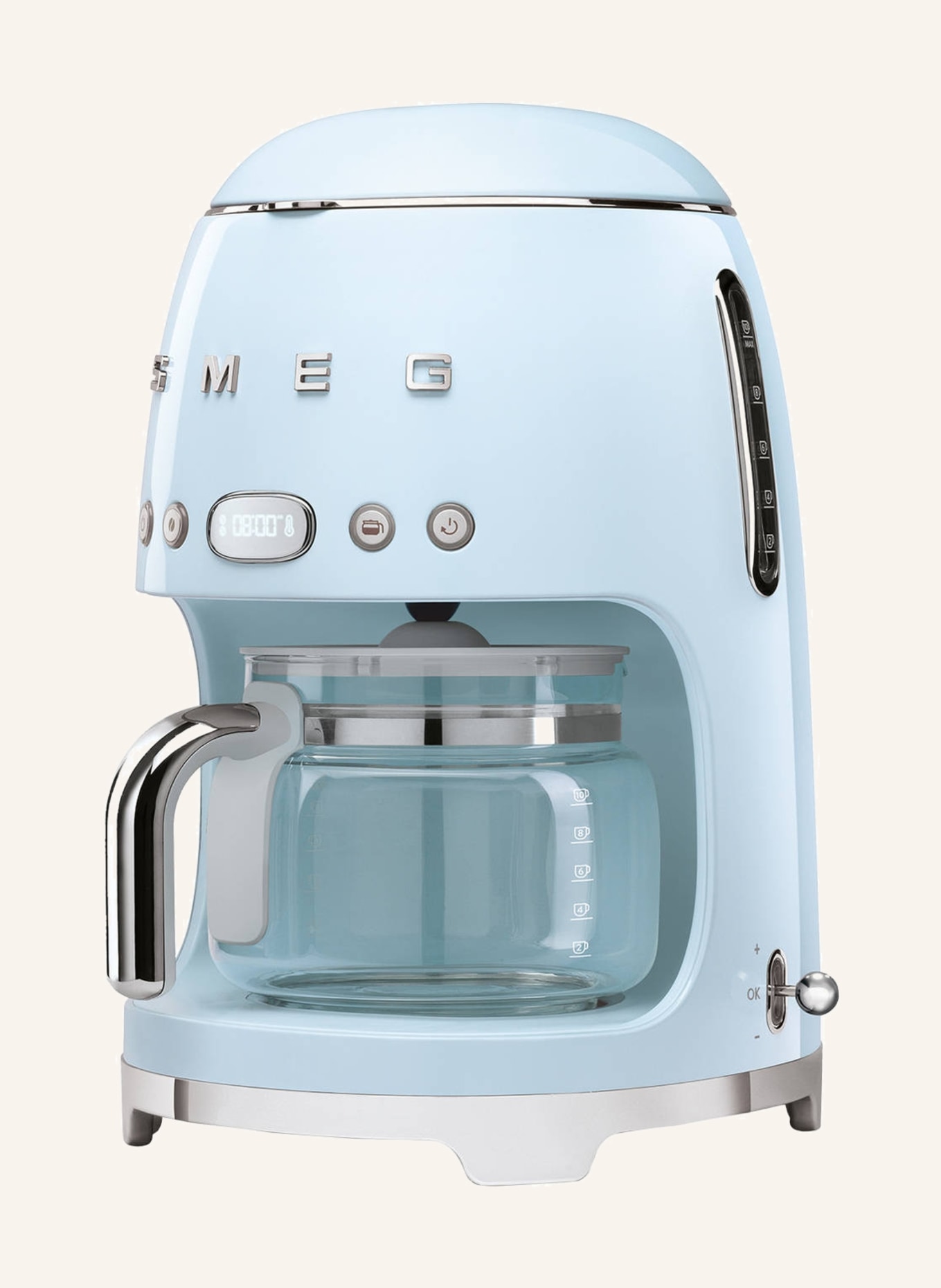 SMEG Filterkaffeemaschine, Farbe: HELLBLAU (Bild 2)