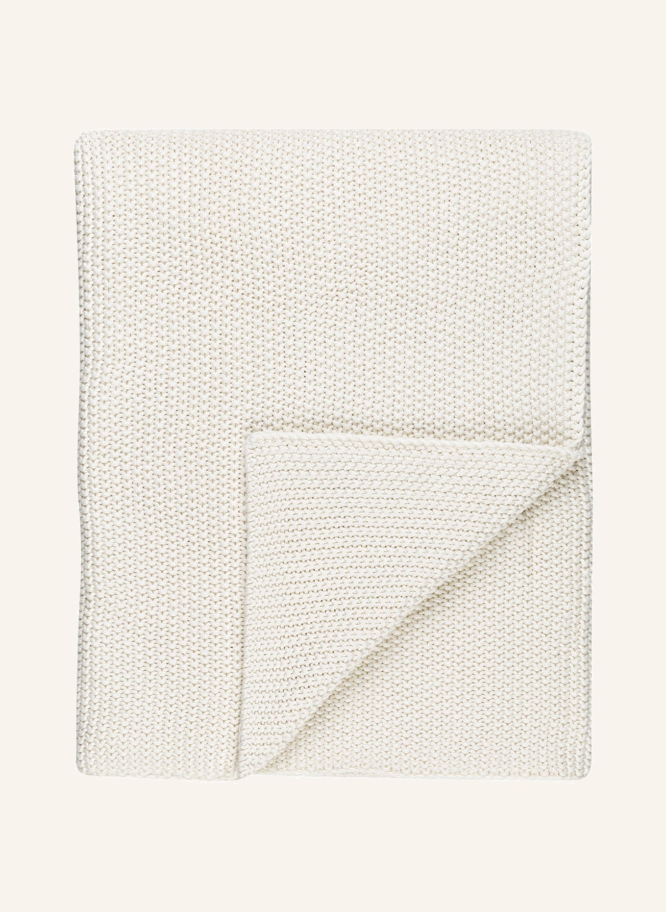 Marc O'Polo Throw NORDIC KNIT, Color: WOOL WHITE(Image null)