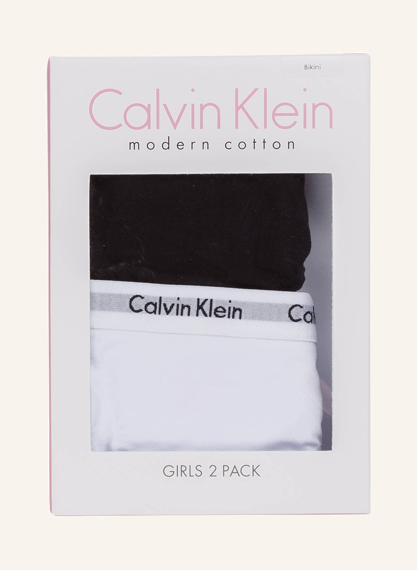 Calvin Klein Figi MODERN COTTON, 2 szt., Kolor: CZARNY/ BIAŁY (Obrazek 3)