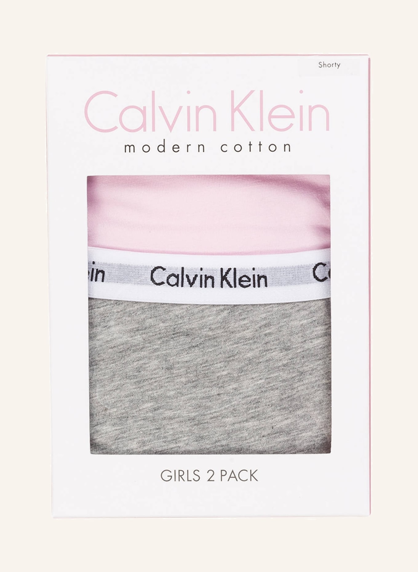 Calvin Klein 2er-Pack Panties MODERN COTTON, Farbe: PINK/ GRAU MELIERT (Bild 4)